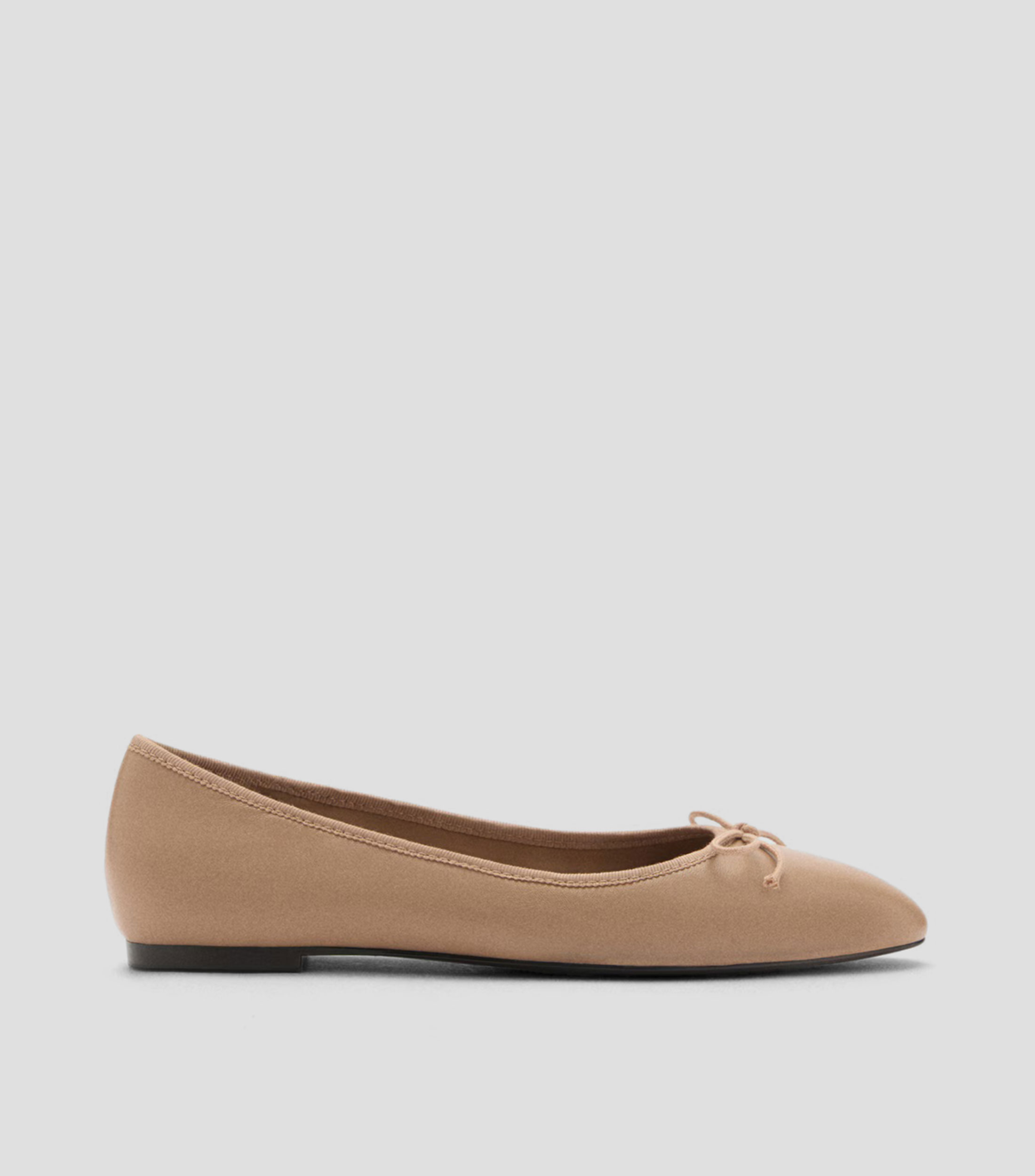 Flats en Piel con lazo Mujer