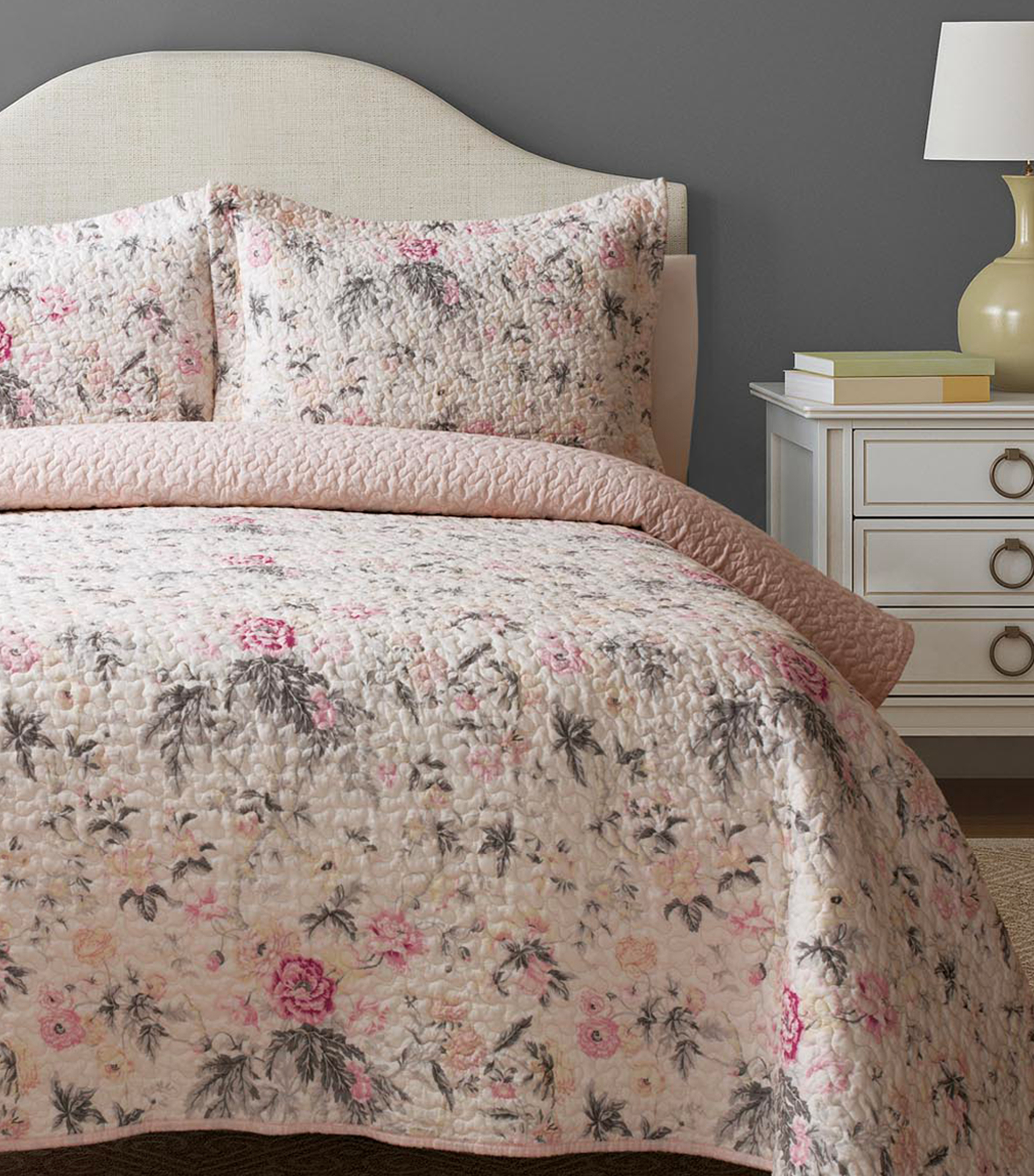 Laura Ashley Set de Colcha King Size Breeze Floral - El Palacio de Hierro