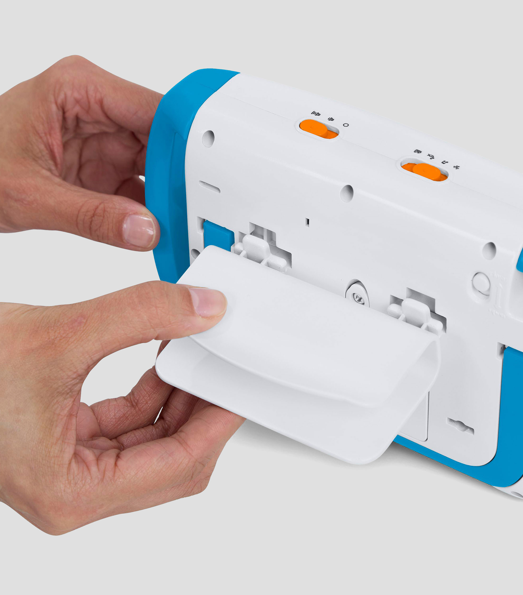 JUGUETE MUSICAL AZUL PORTATIL SOOTHER