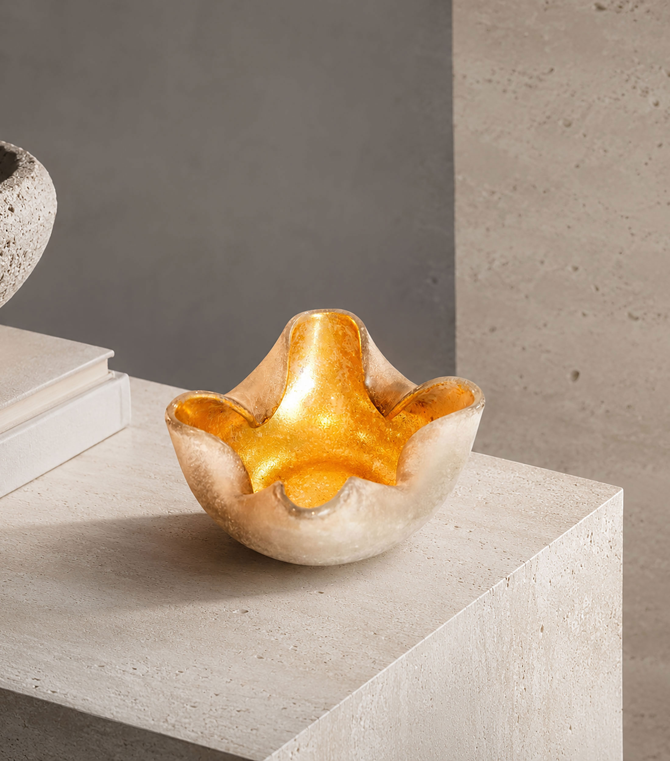 Figura decorativa de vidrio