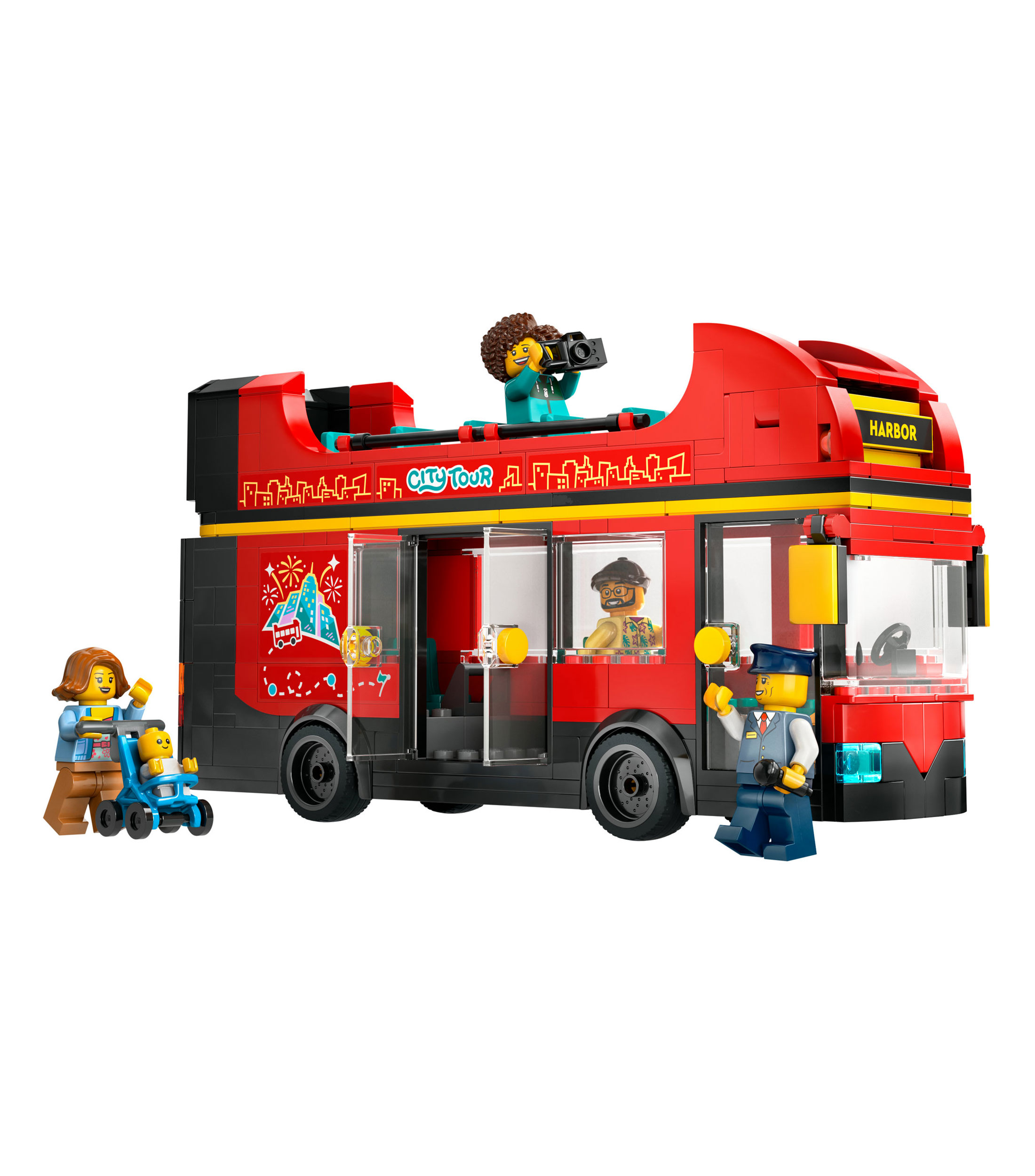 Lego City Autobús Turístico Rojo de Dos Pisos Juguete 60407