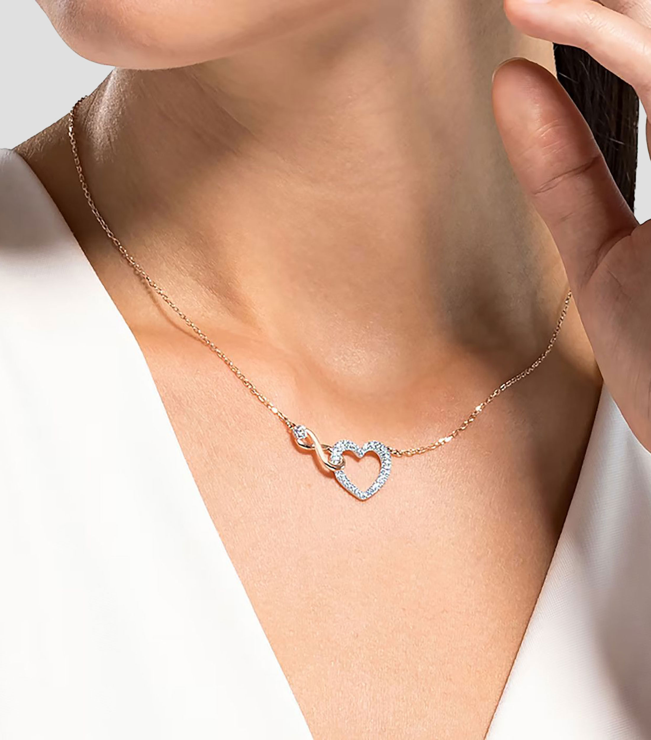 Collar con cristales Mujer