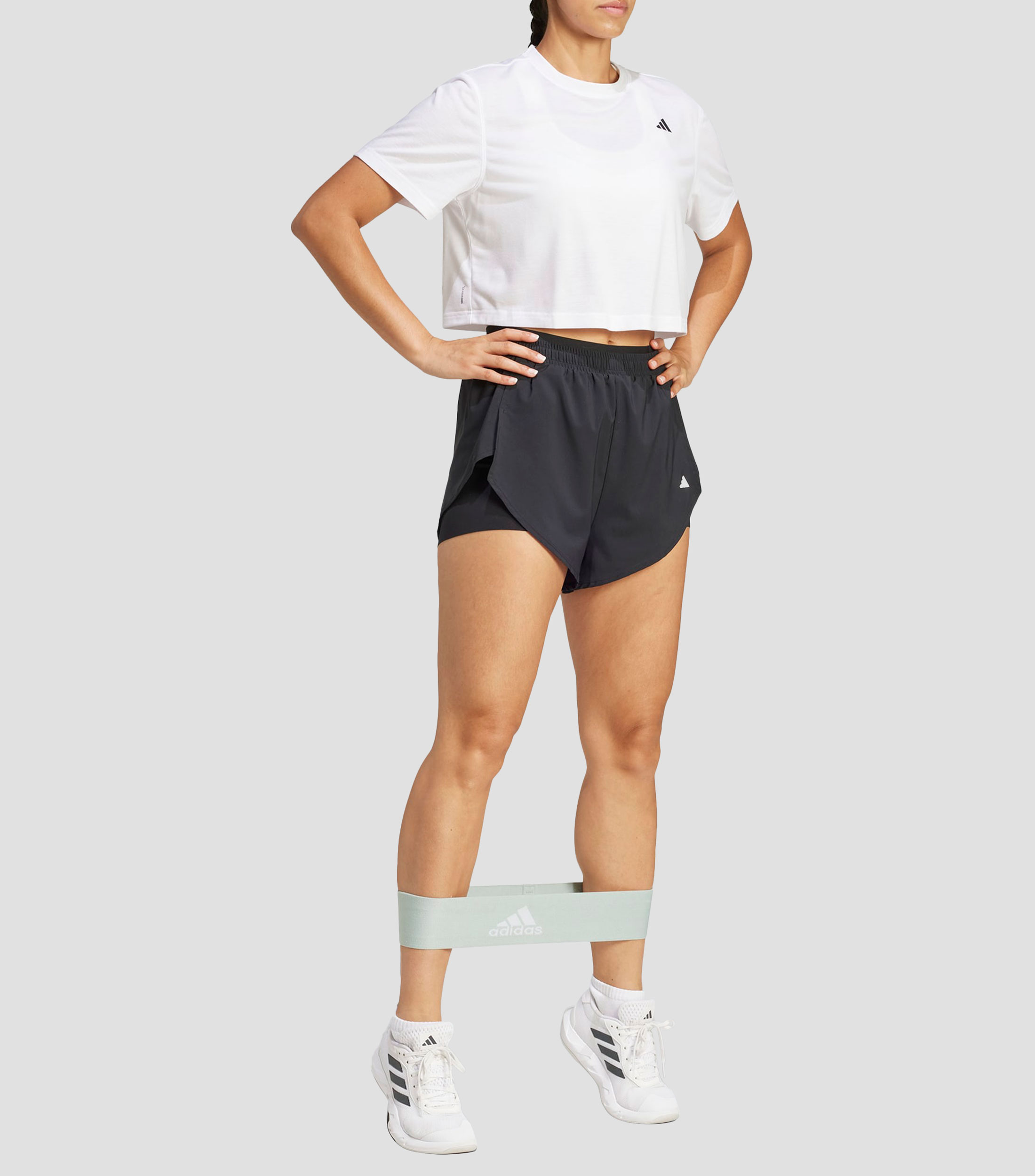 Playera para entrenamiento Train Essentials Boxy lisa Mujer