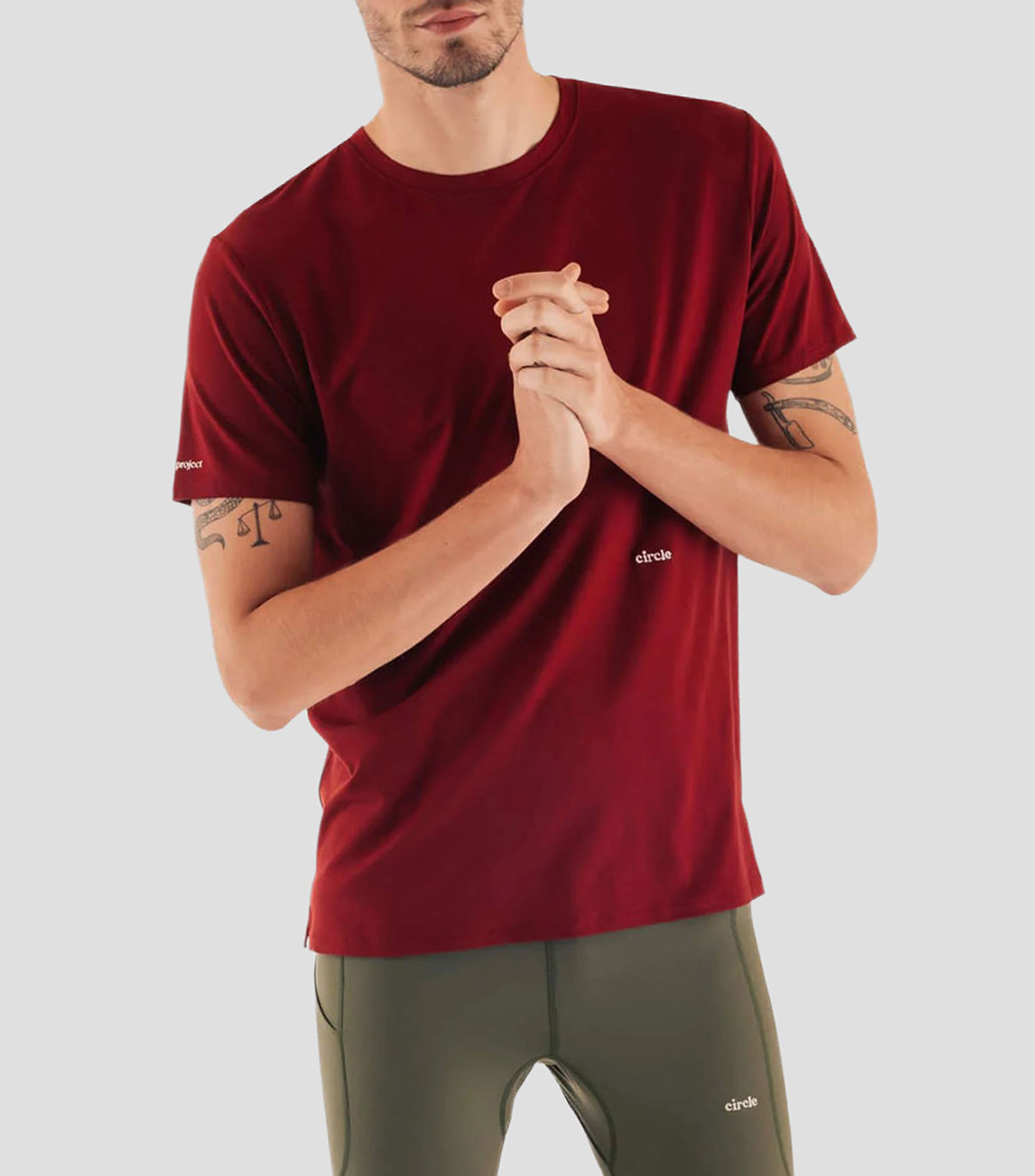 Playera para correr Iconic de cuello redondo con manga corta lisa Hombre