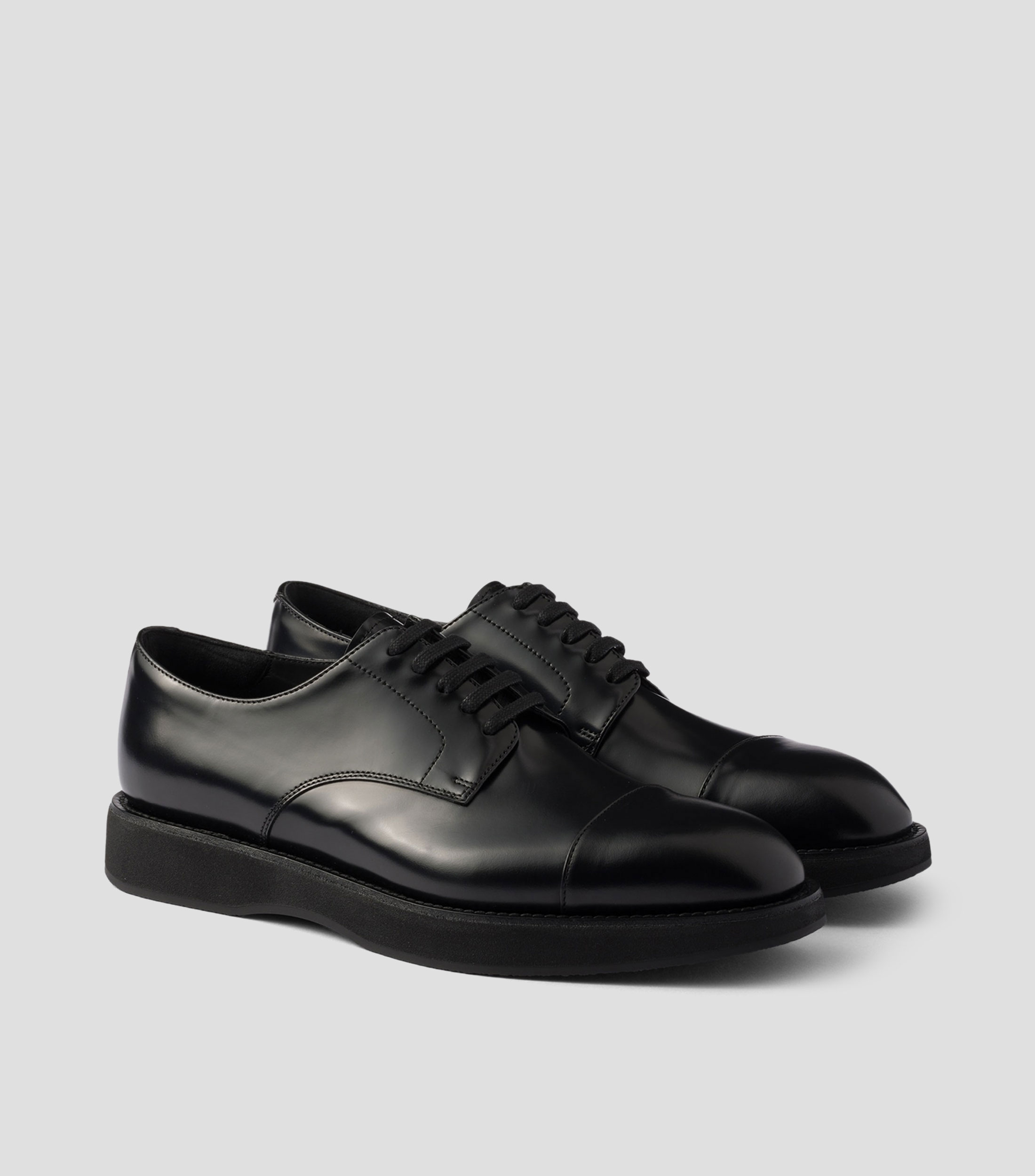 Zapatos casuales Oxford en piel cepillada Hombre