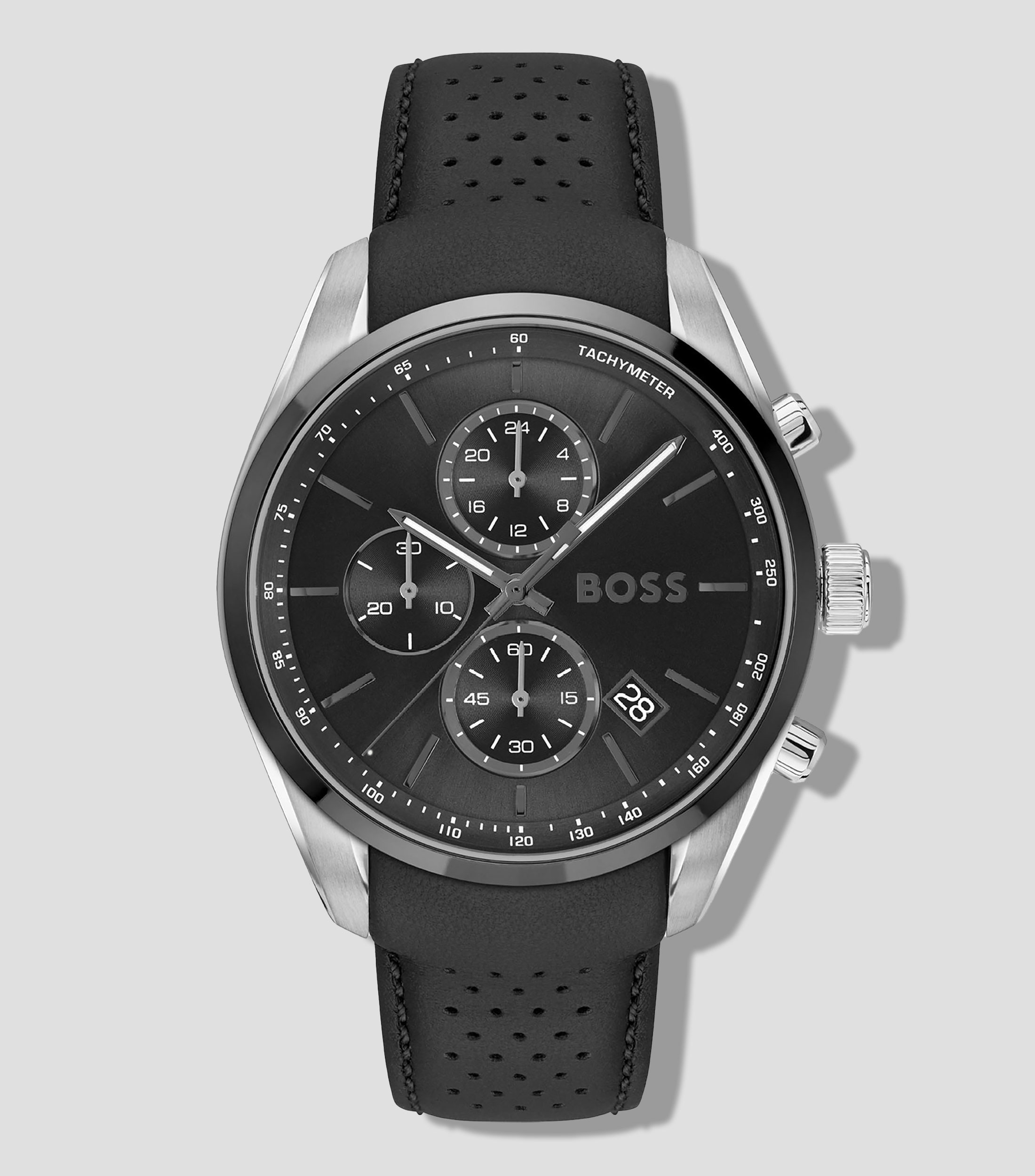 Reloj para Hombre Grand Prix Casual Negro, Plateado