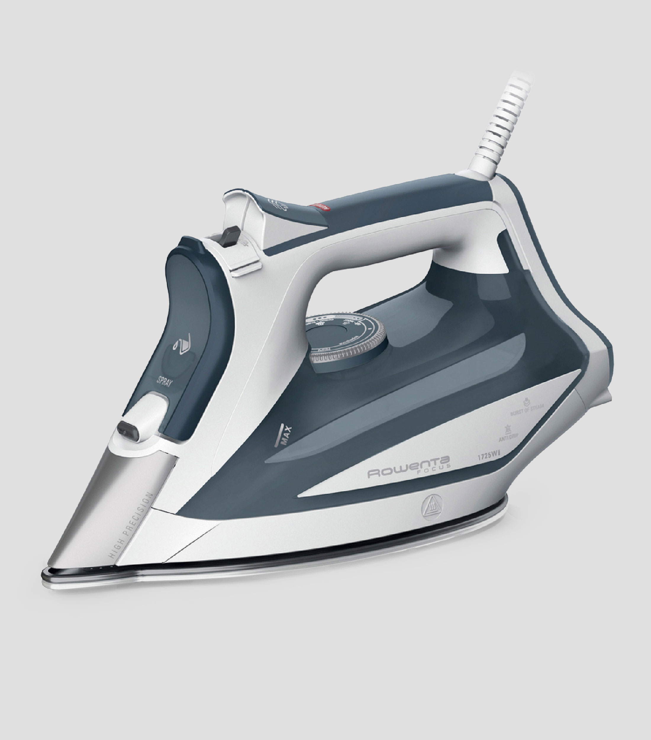 Plancha de Vapor Focus Excel con Suela Microsteam HD