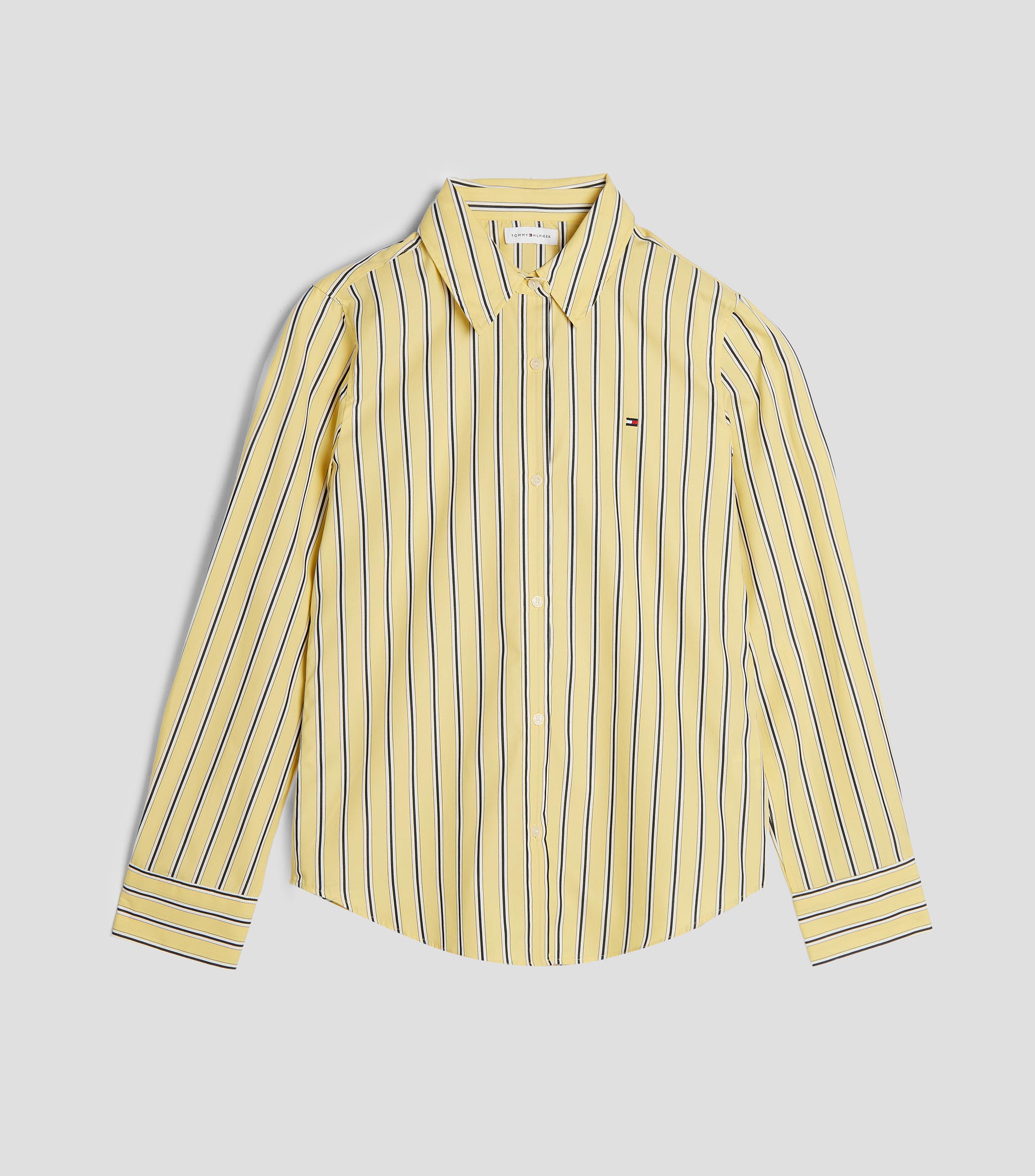 Camisa rayas manga larga Mujer