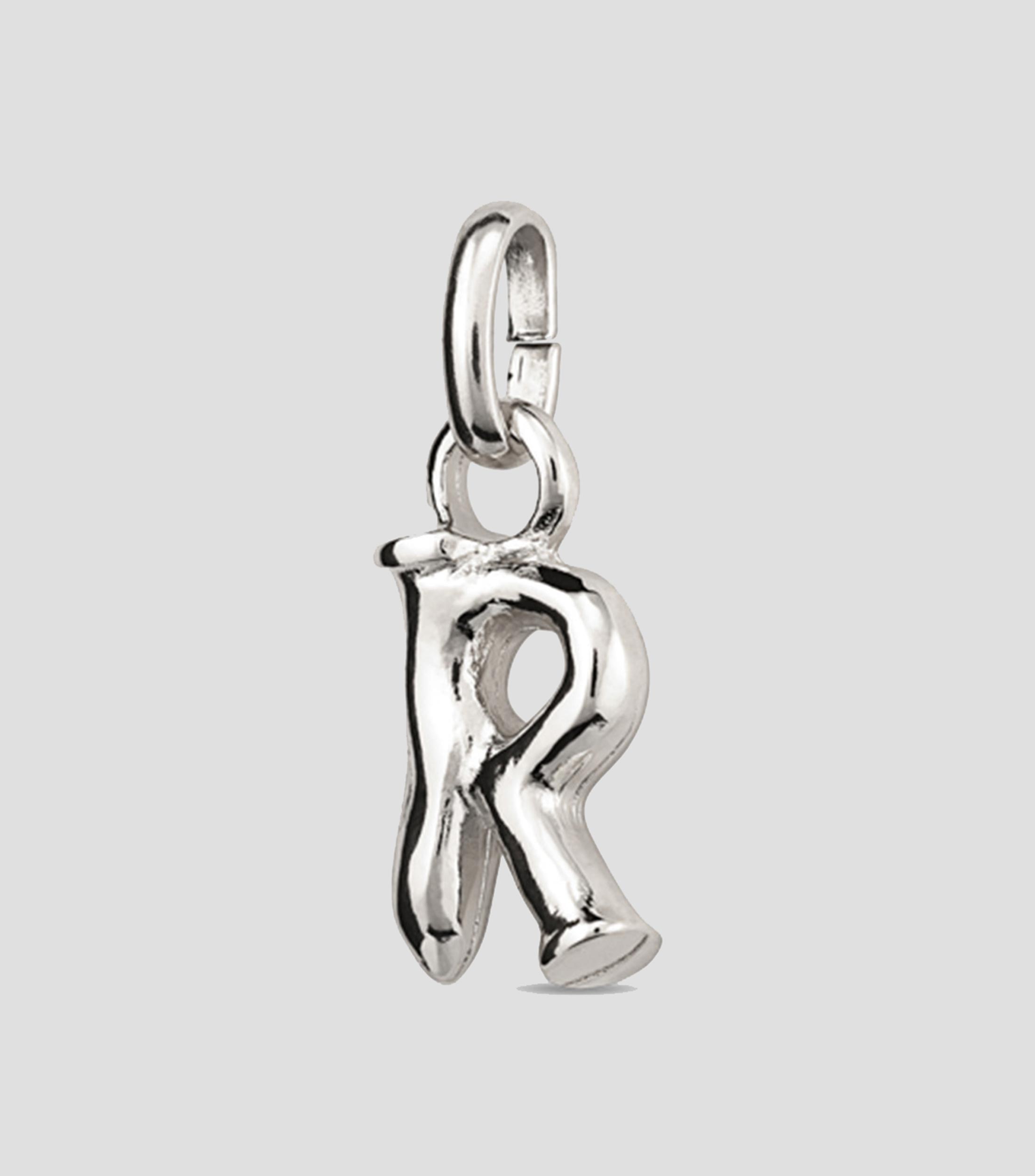 Charm letra R con argolla Mujer