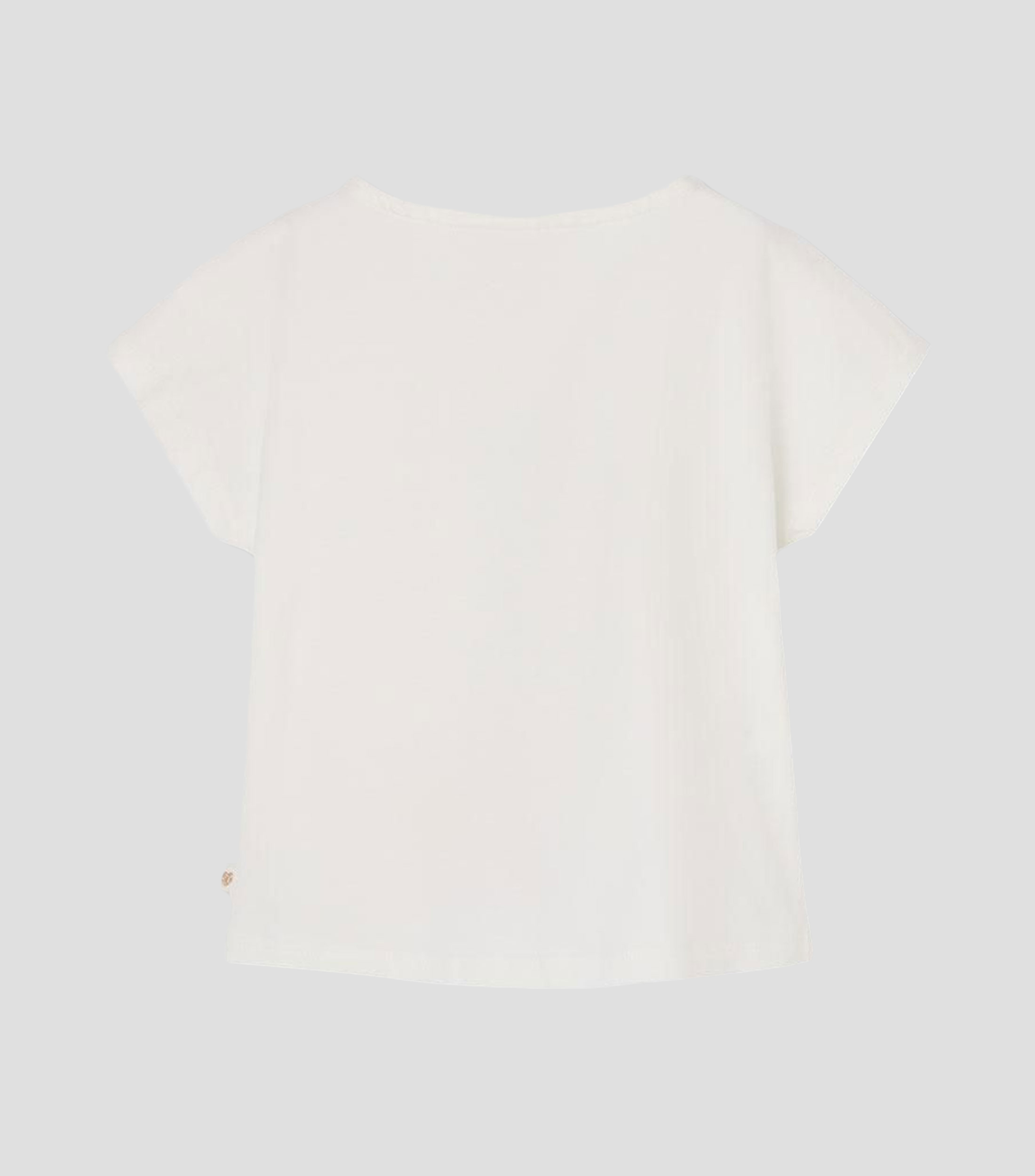 Playera cuello redondo manga corta estampada Niña