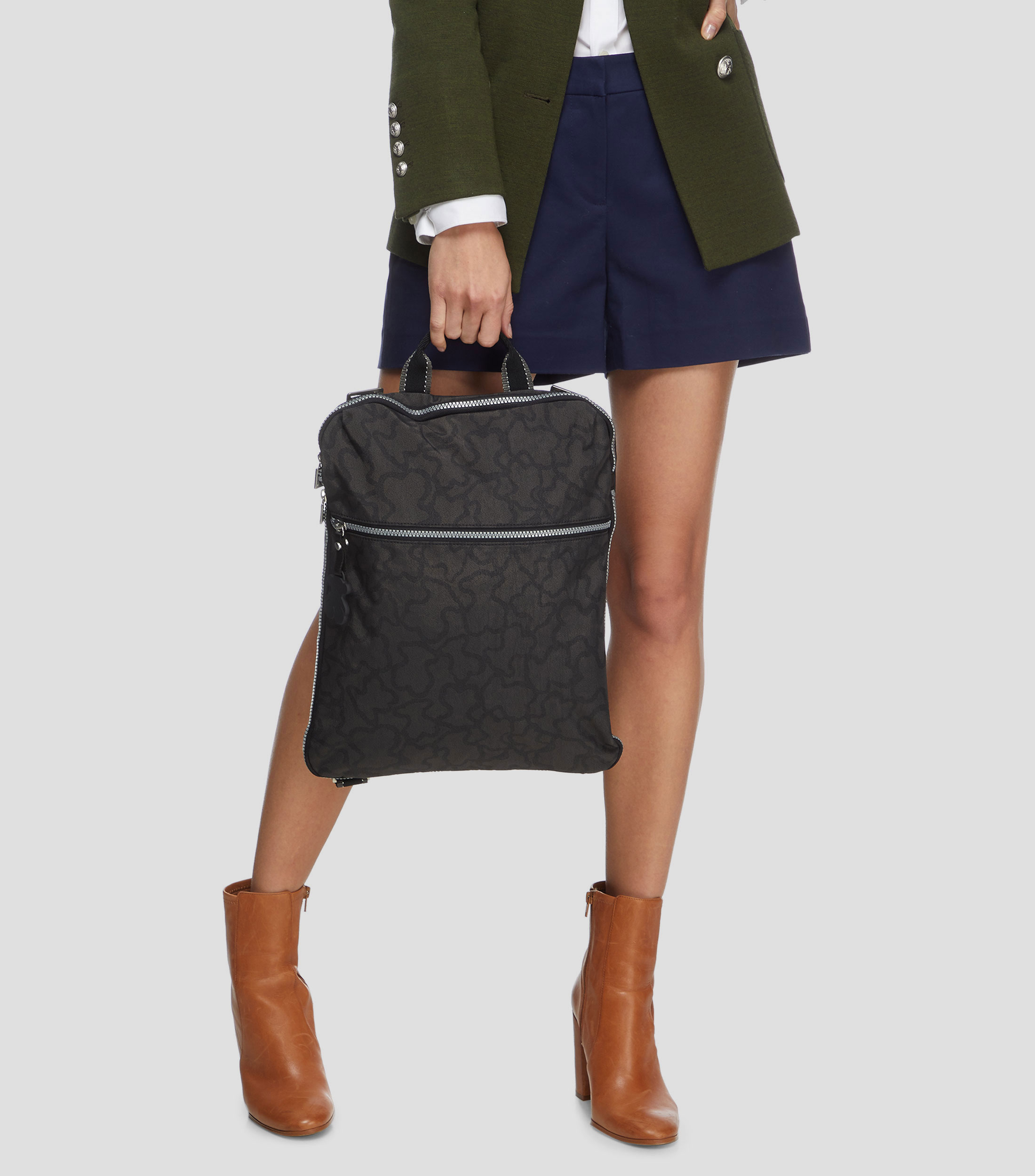 Bolsa backpack negra Kaos New Colores monogram Mujer