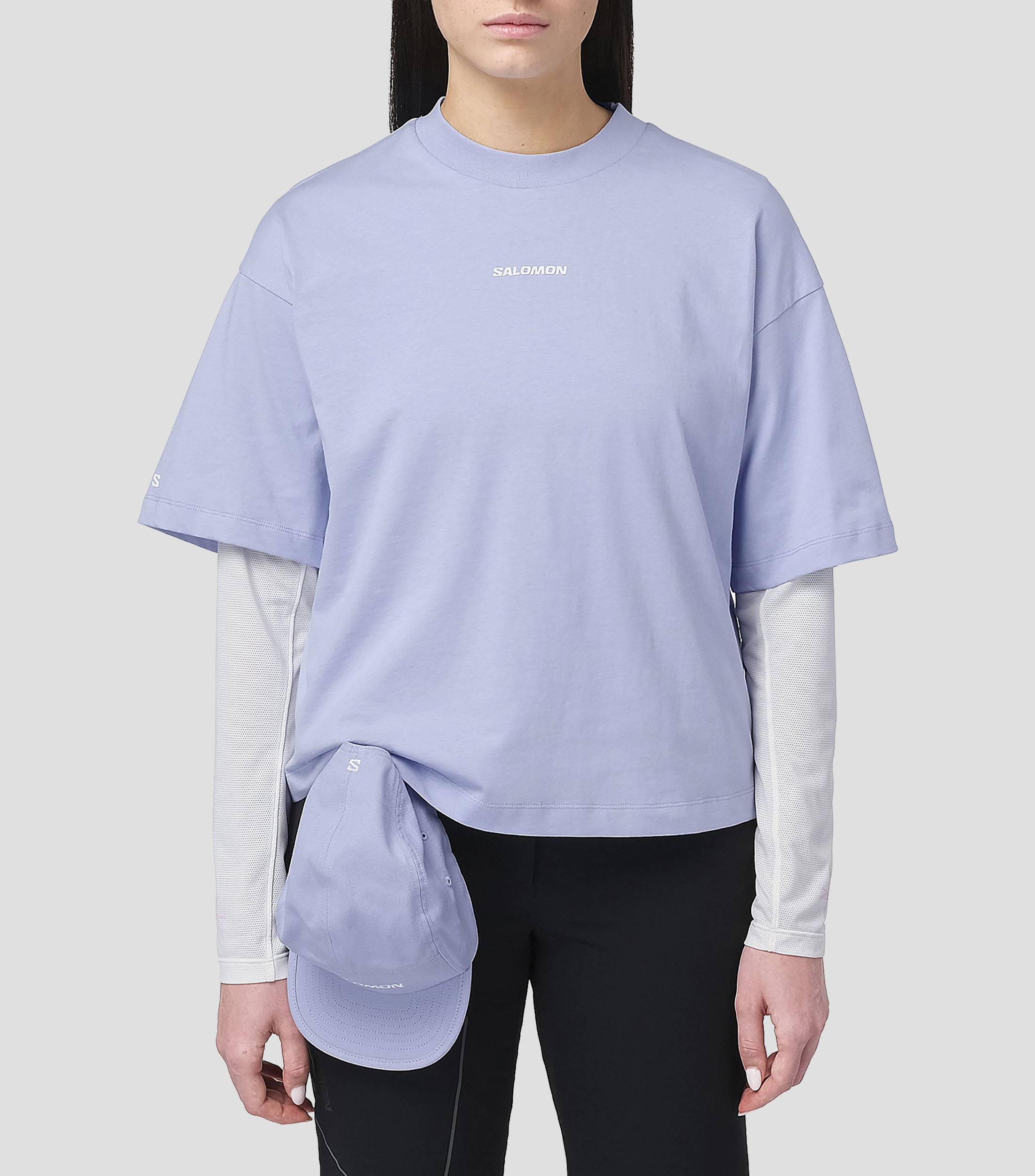 Playera cuello redondo manga corta estampado Mujer