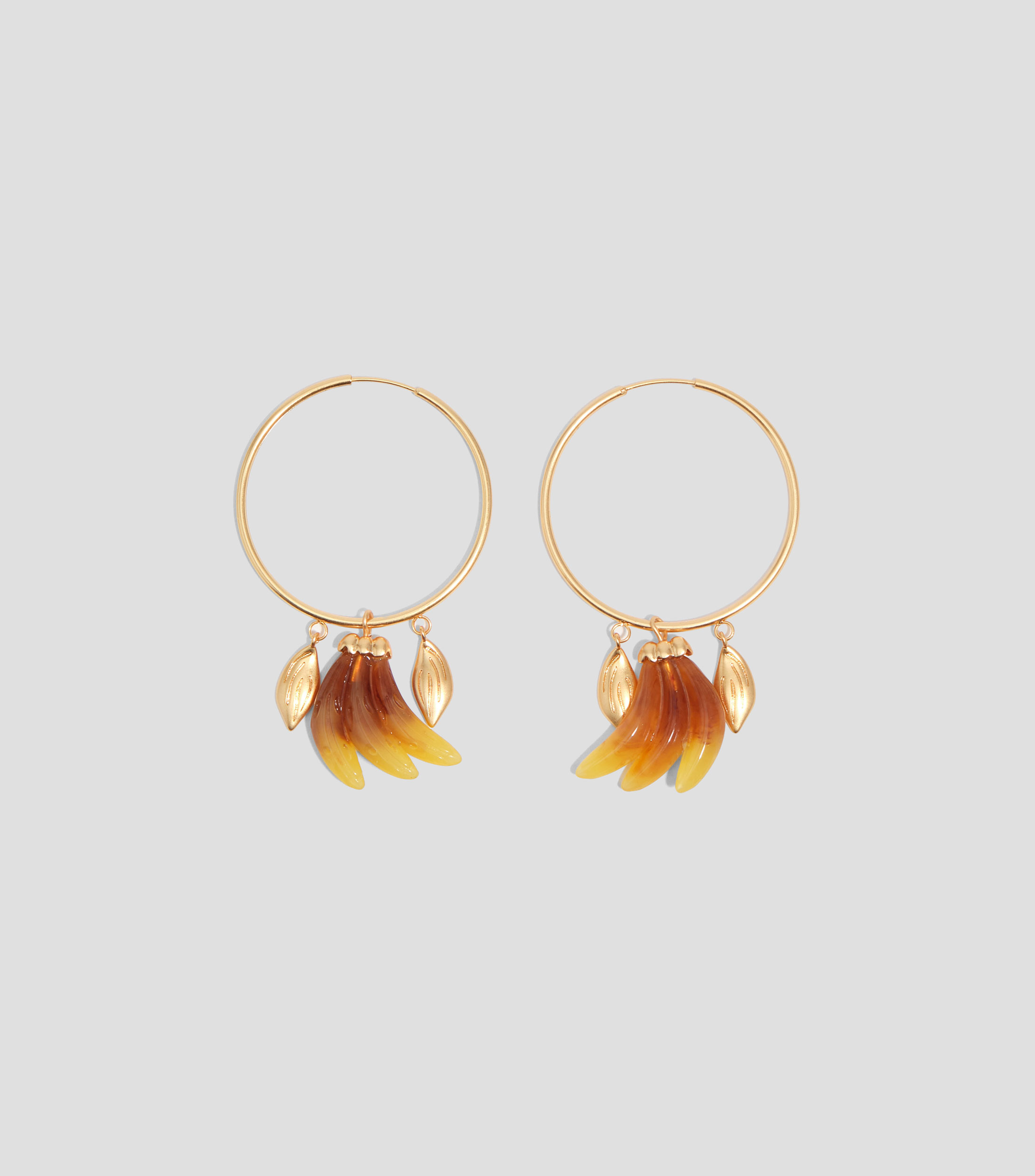 Pendientes plátanos Mujer