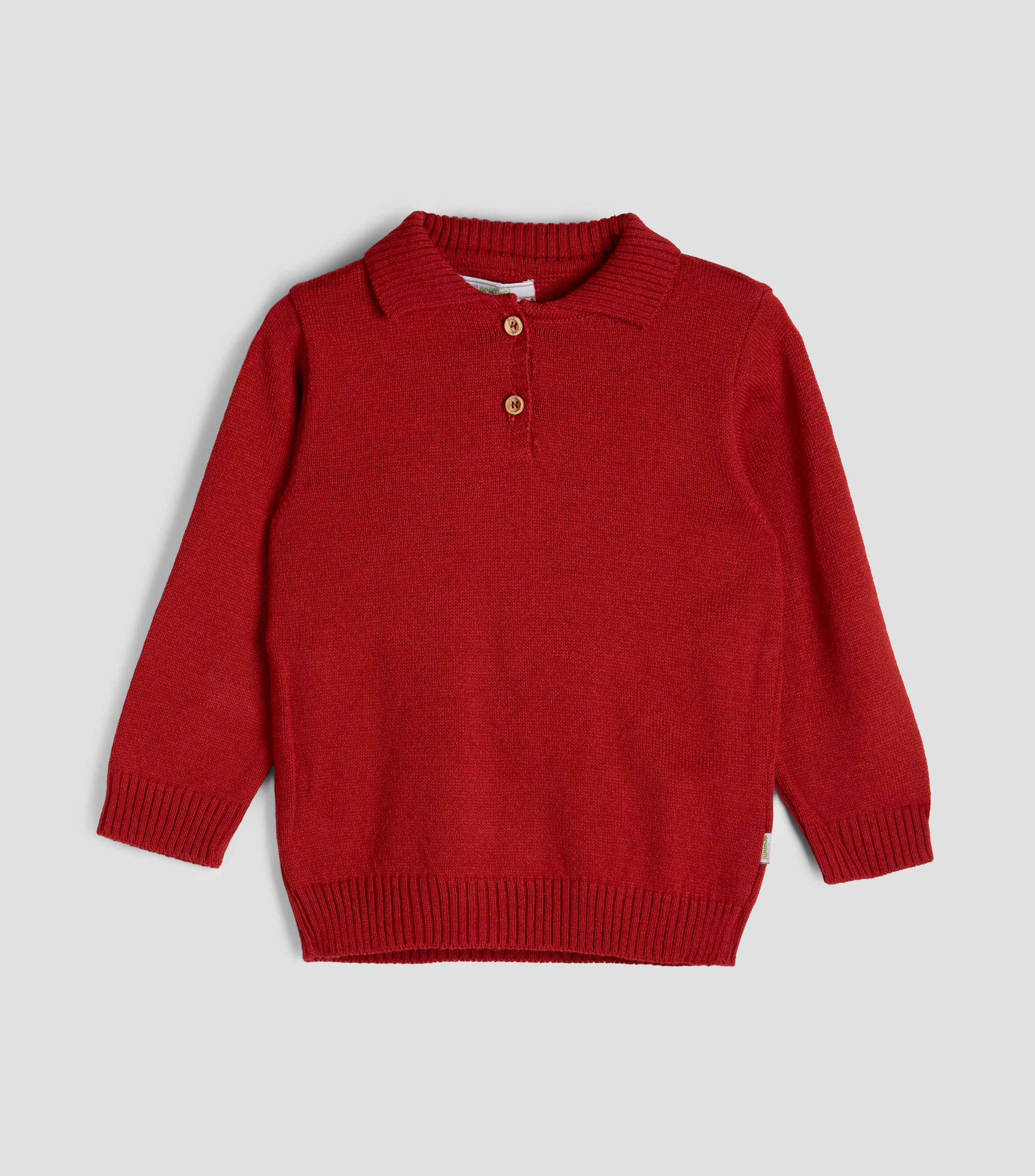 Suéter cuello tipo polo Bebé