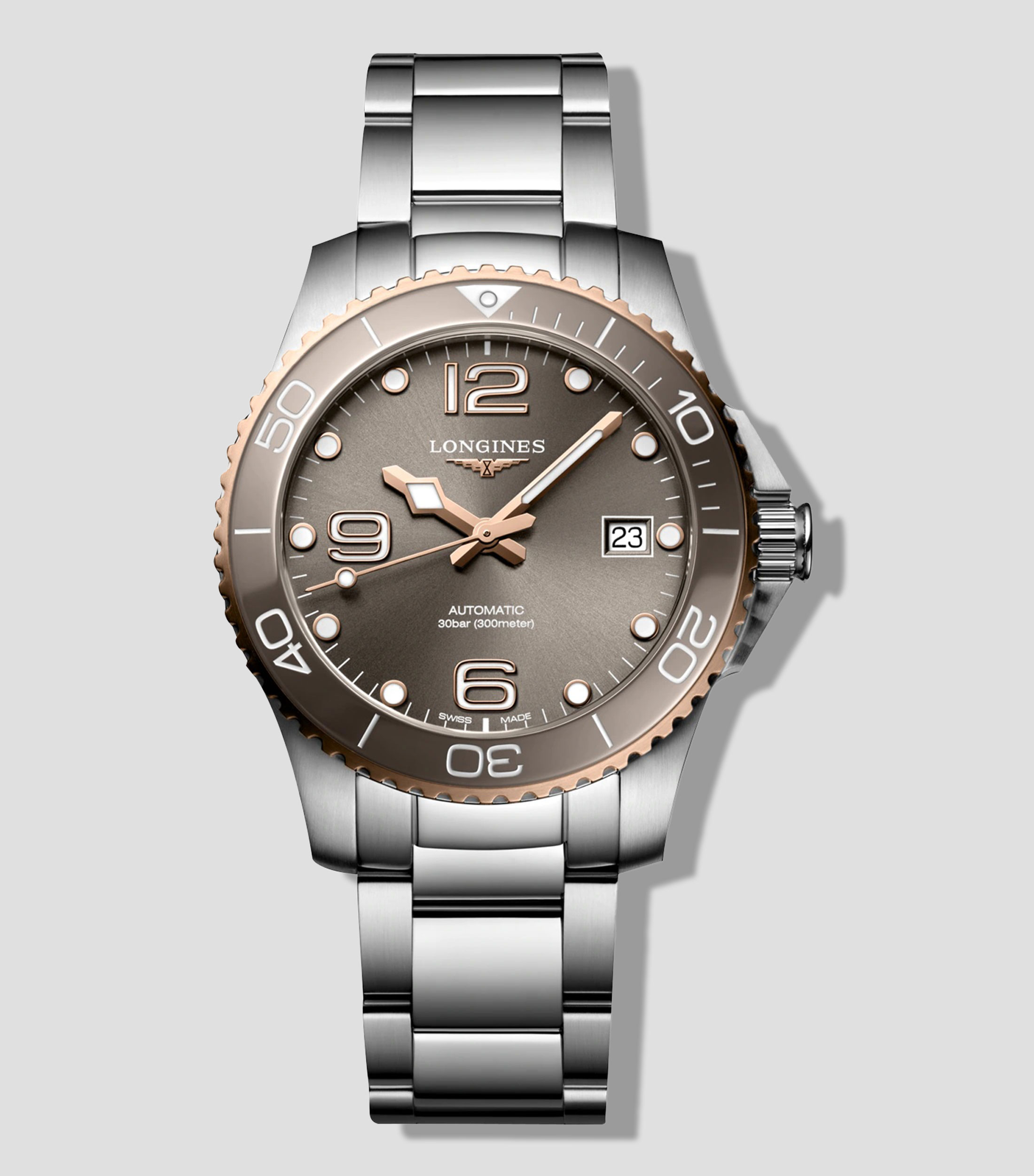 Reloj Unisex Hydroconquest Casual Platino