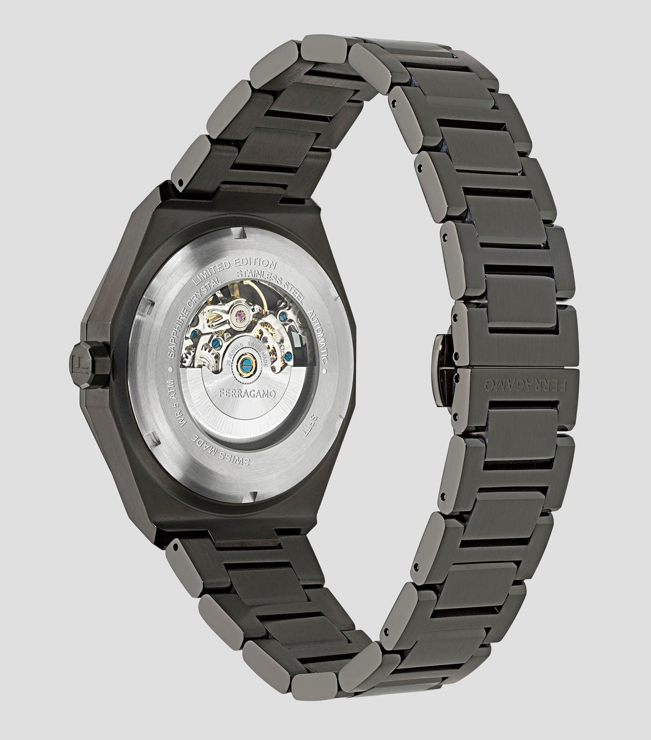 Reloj para Hombre The Versilia Automatic Skeleton gris