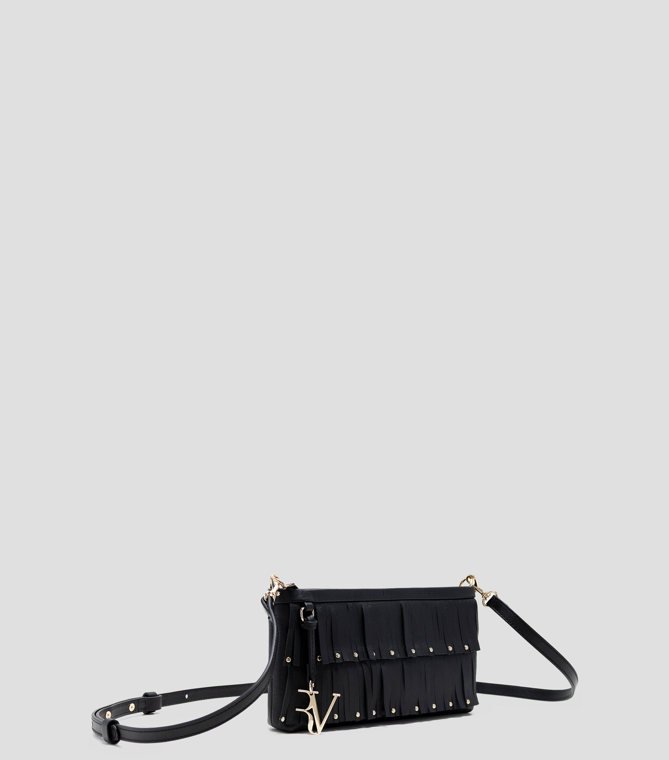 Bolsa Shoulder en piel vacuna mini Chloe con barbillas Mujer