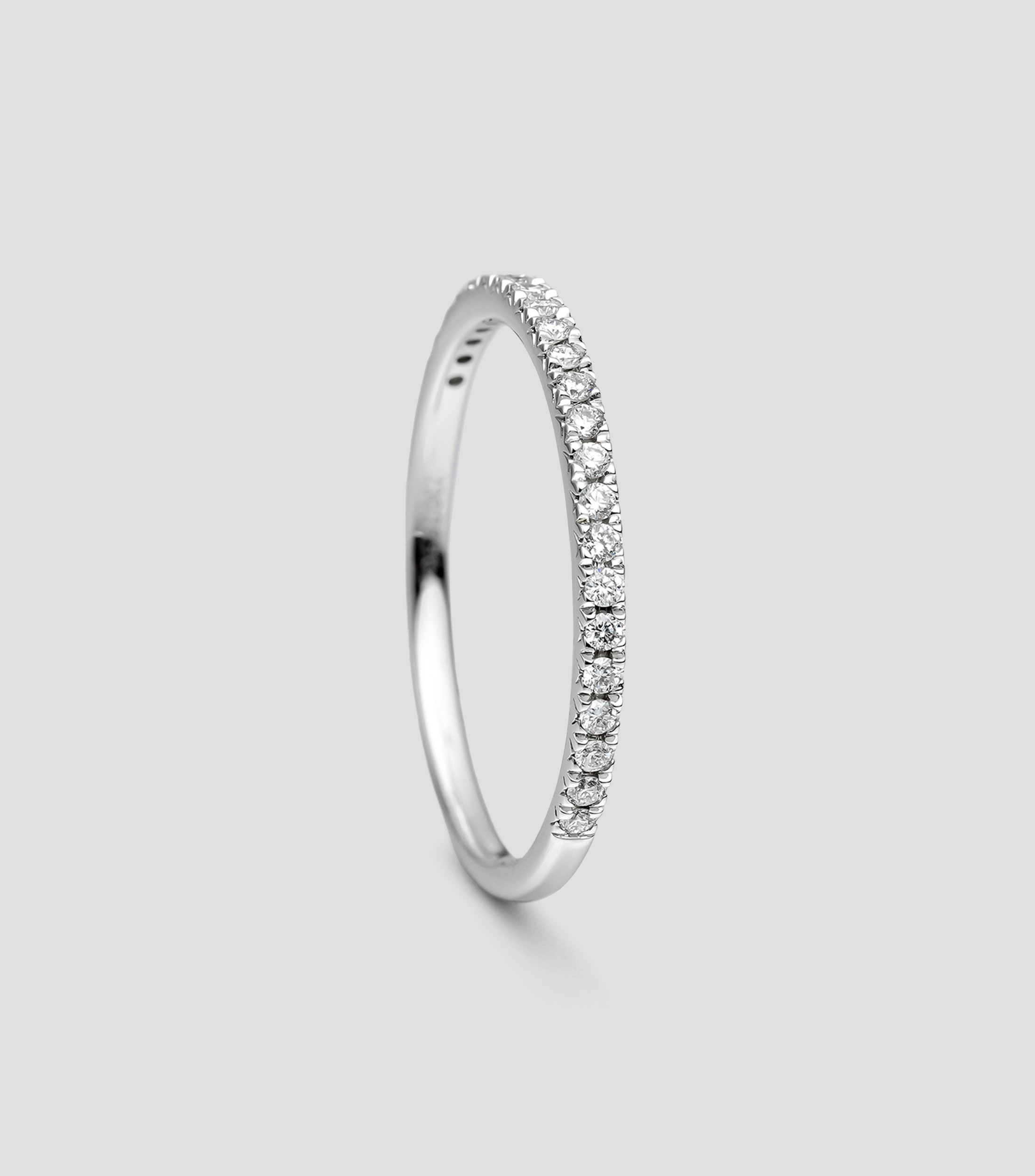 Anillo en Oro blanco Mujer
