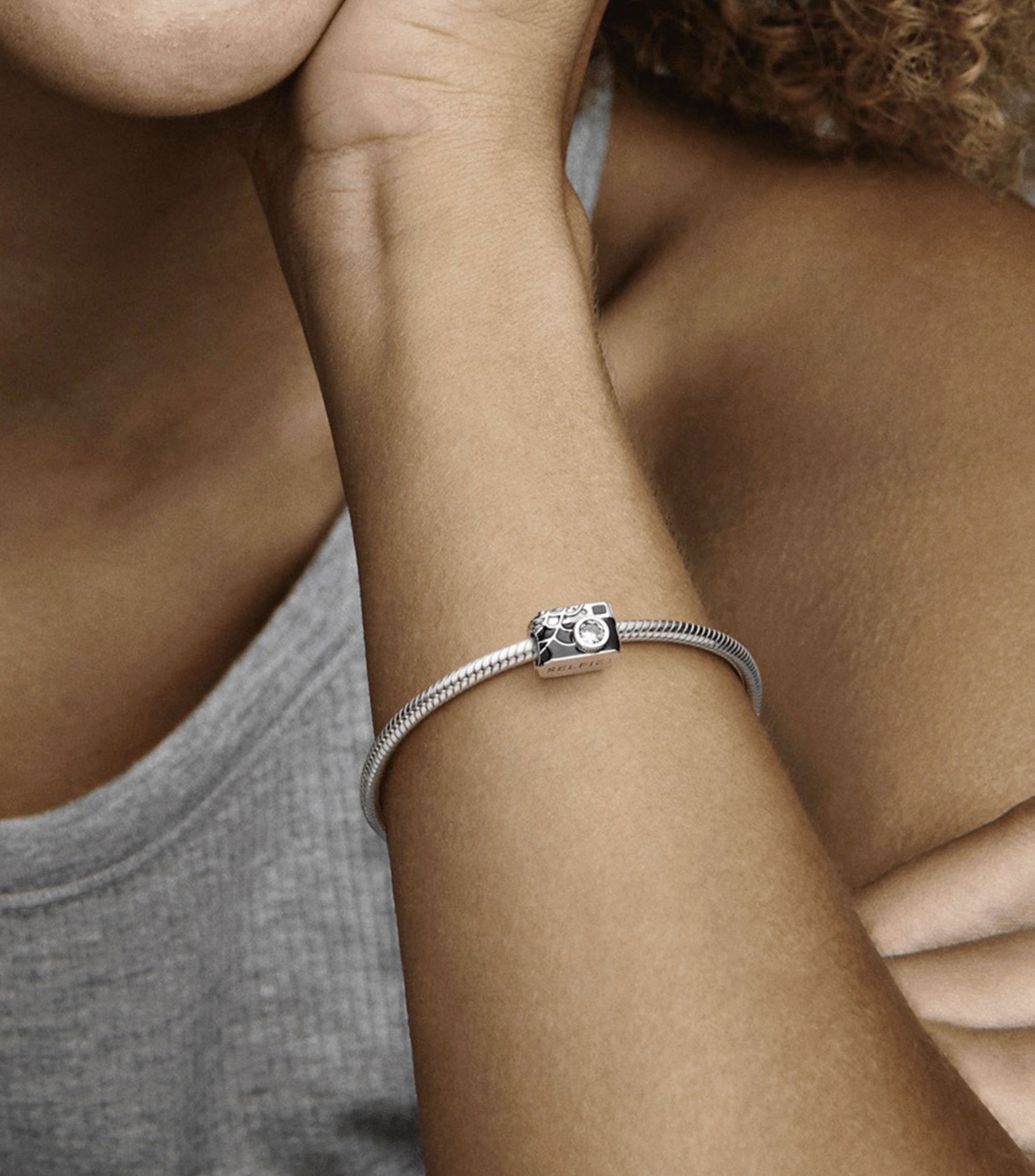 Charm de Camera Spider-Man en plata Mujer