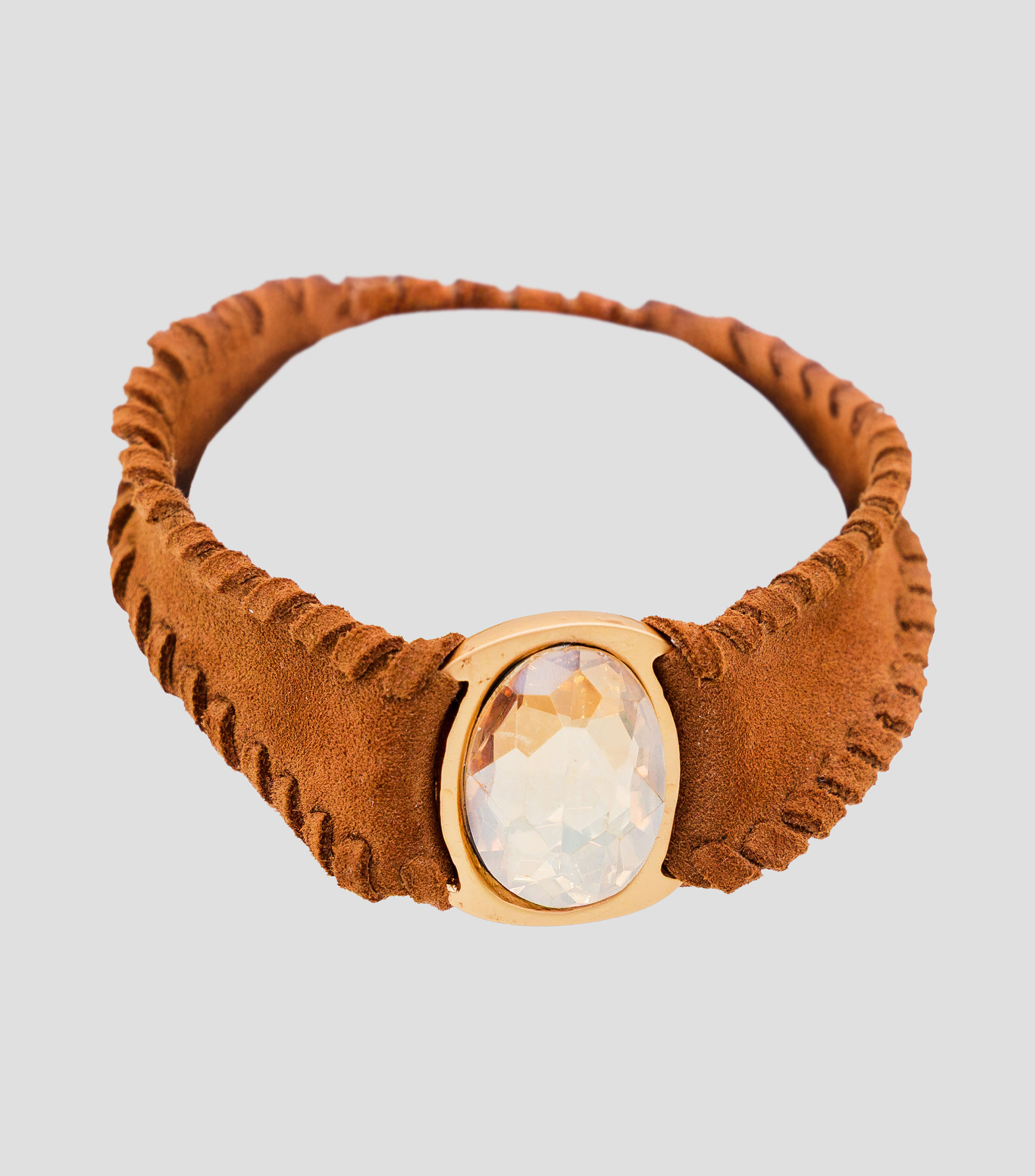Collar con cristal Mujer