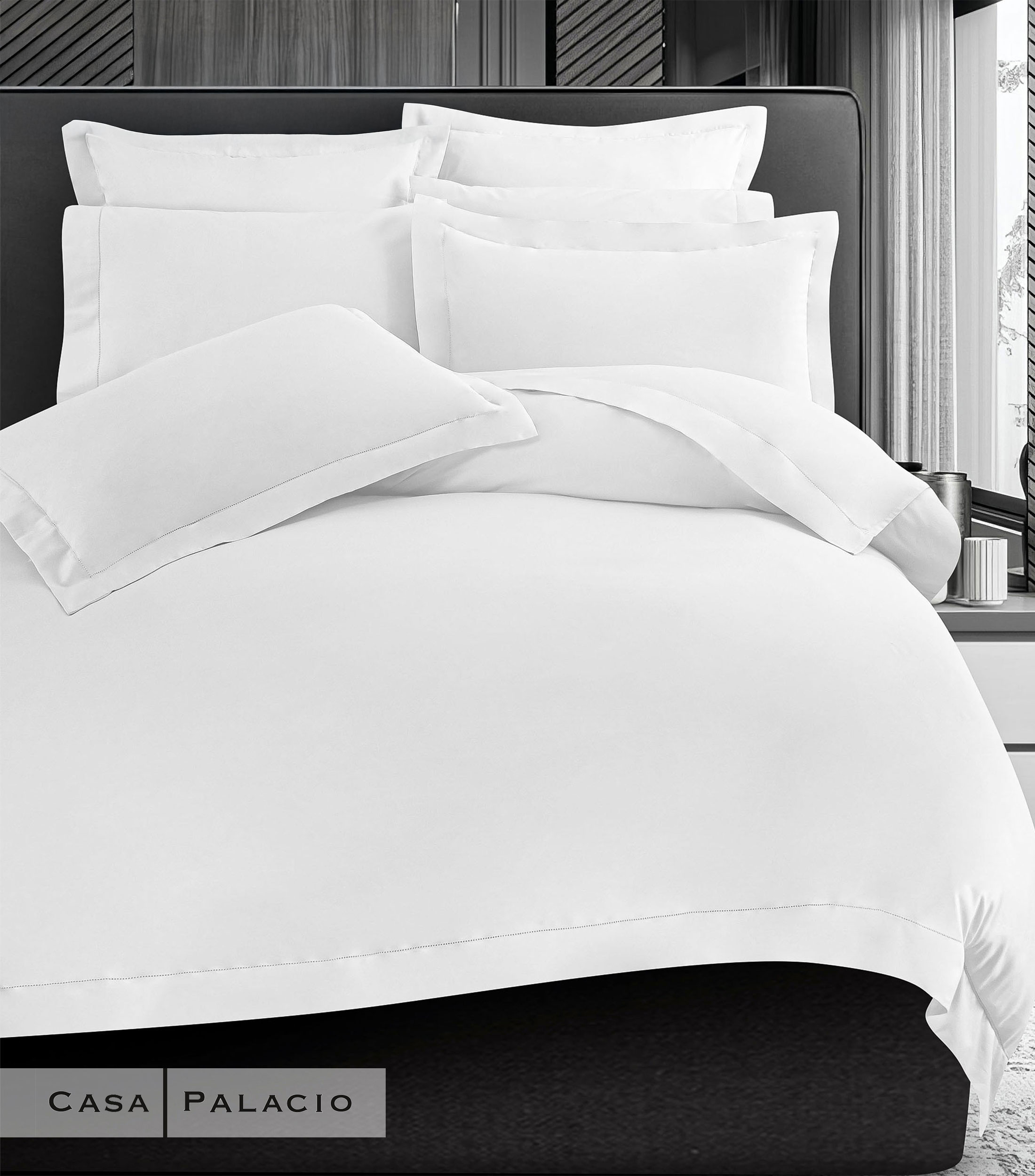 Juego de Funda para Duvet Individual en algodón Royal blanco