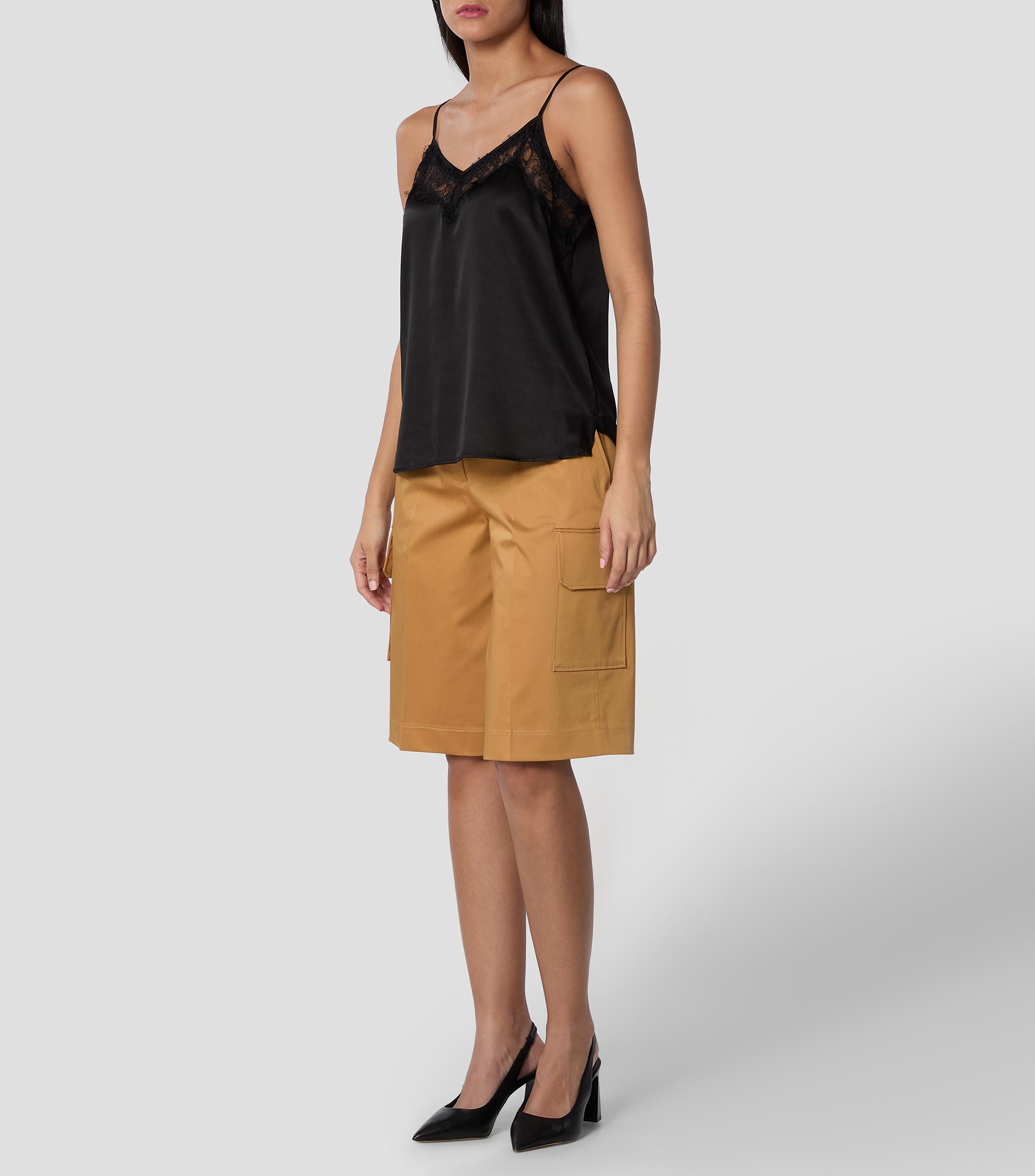 Blusa sin mangas Mujer