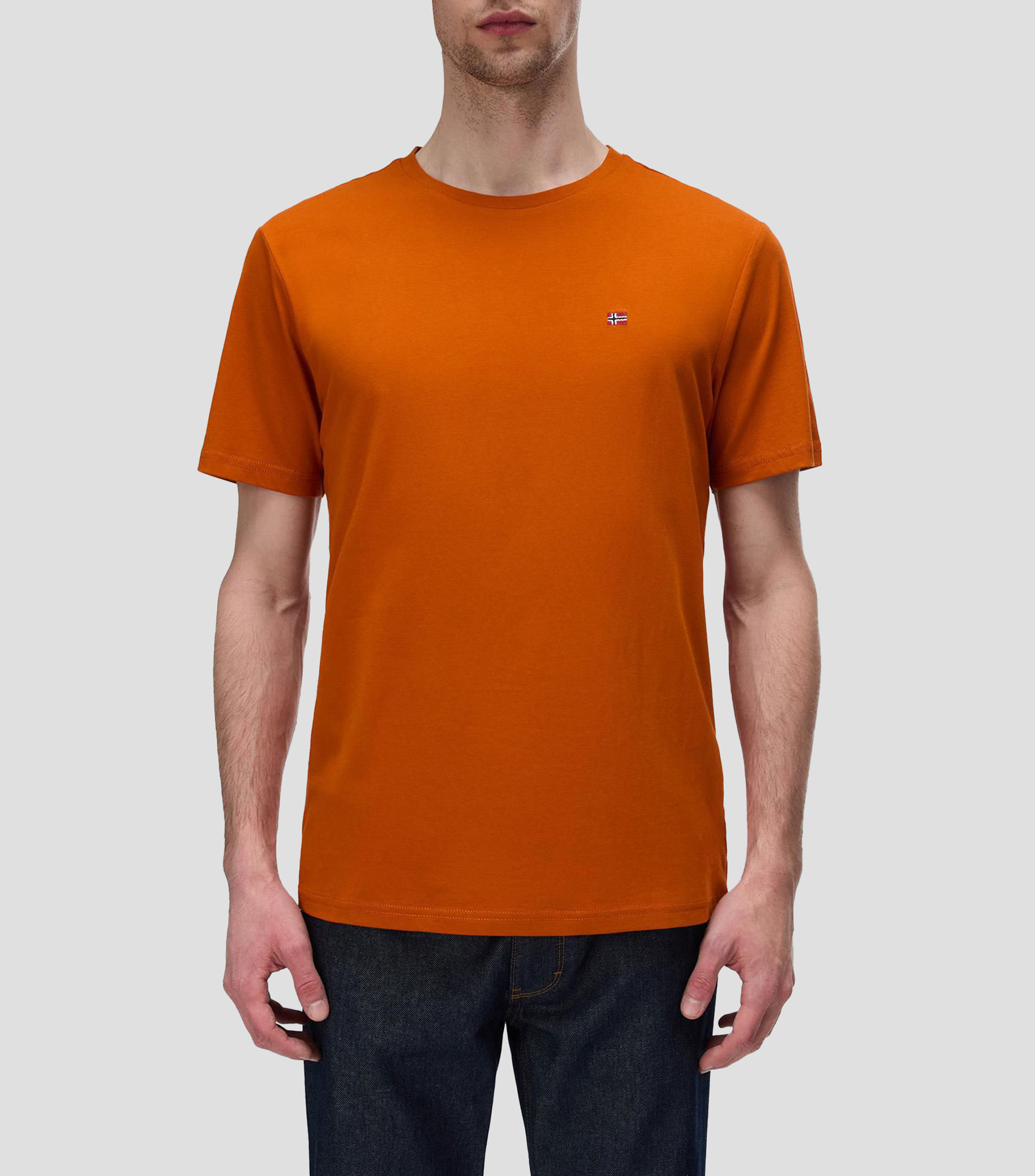Playera cuello redondo manga corta Salis lisa Hombre