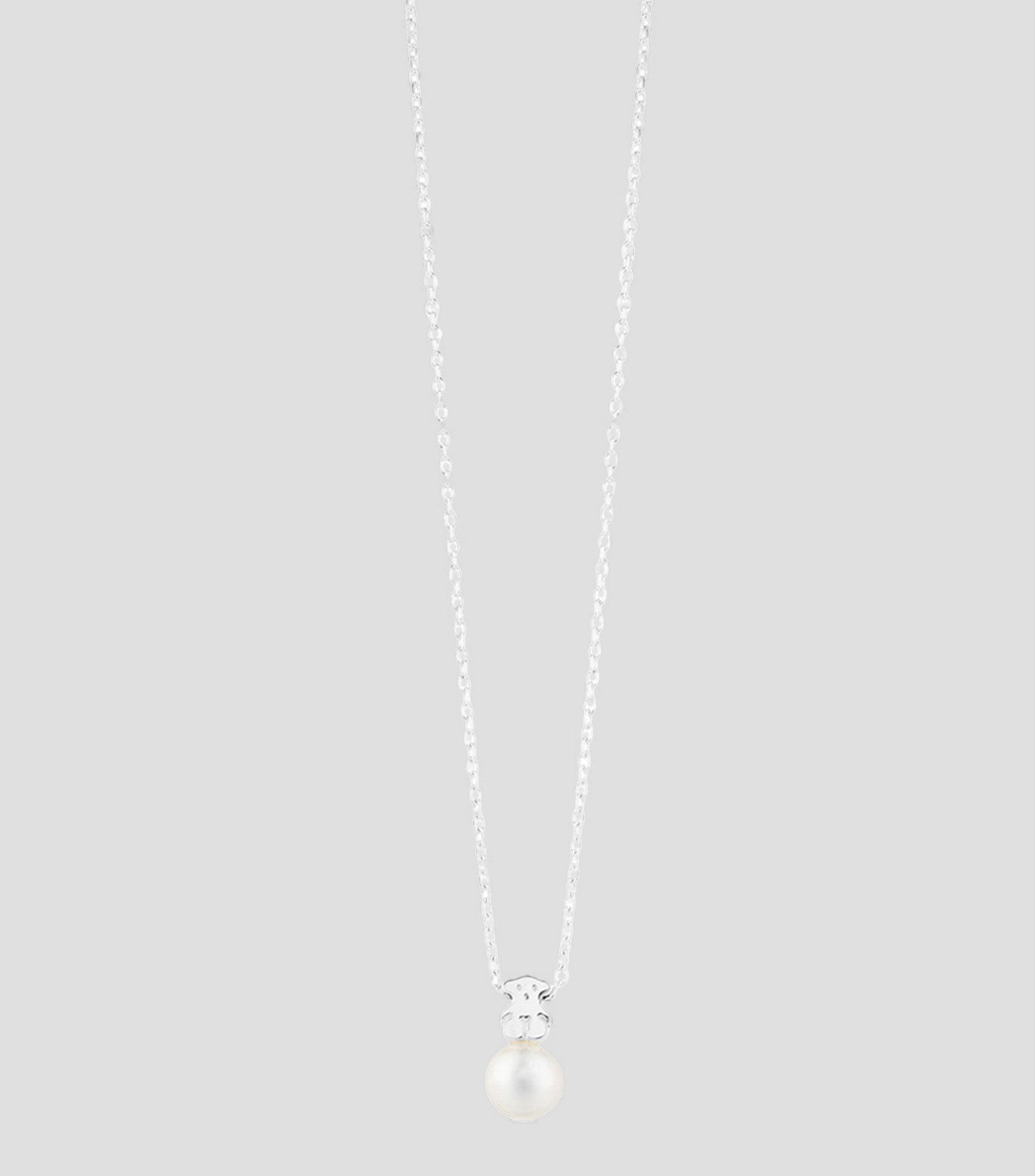 Collar con Charm oso en plata Sweet Dolls Mujer