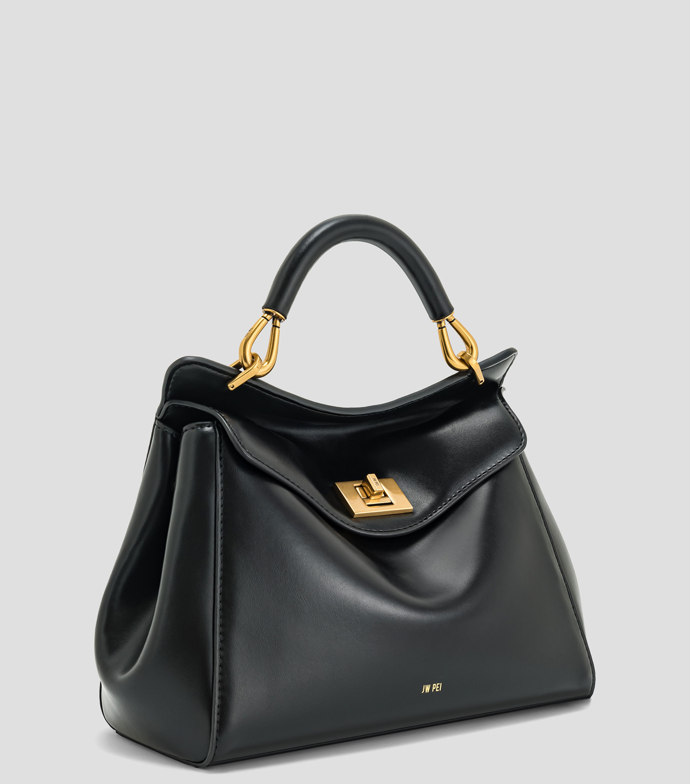 Bolsa satchel negro Lucia lisa Mujer
