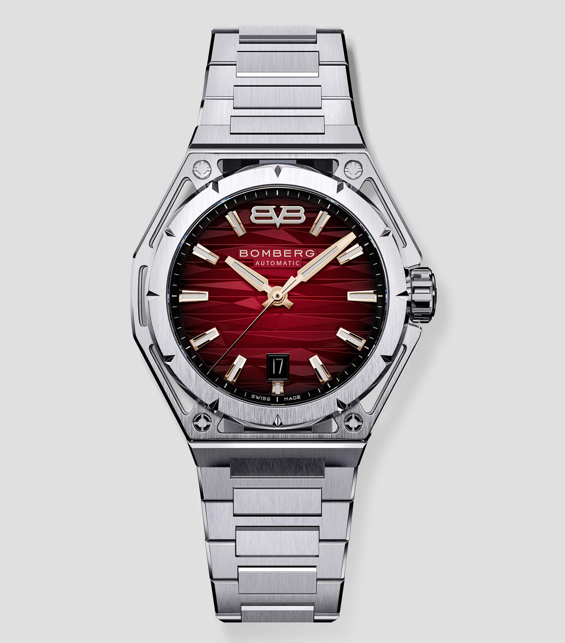 Reloj Unisex Edge Casual, Plateado