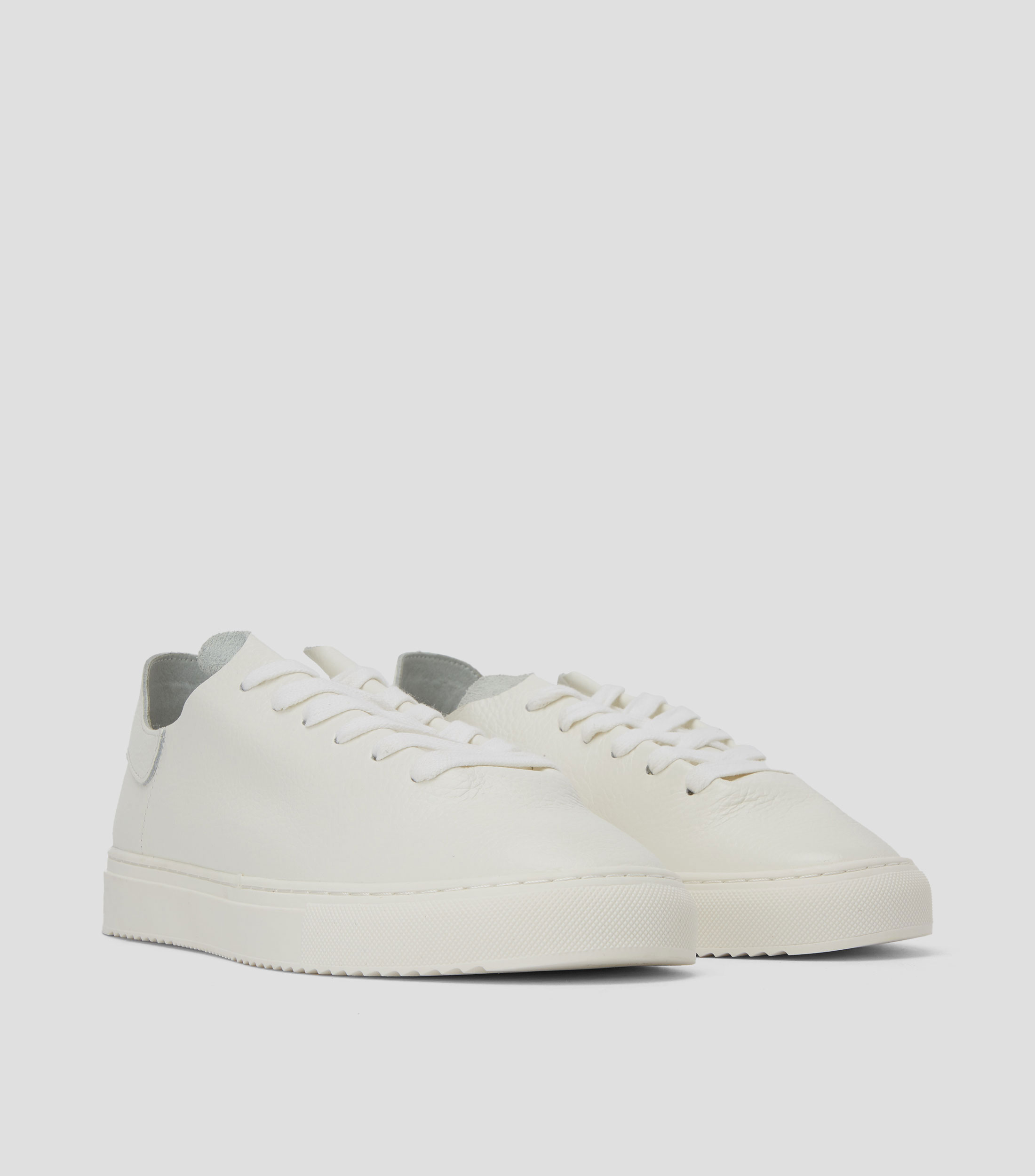 Tenis casuales en piel con textura Mujer