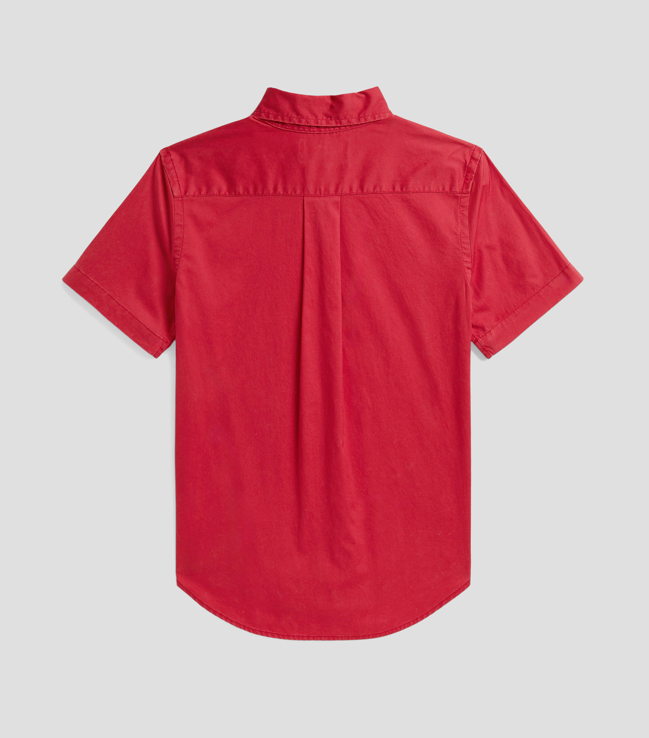 Camisa lisa con manga corta Niño
