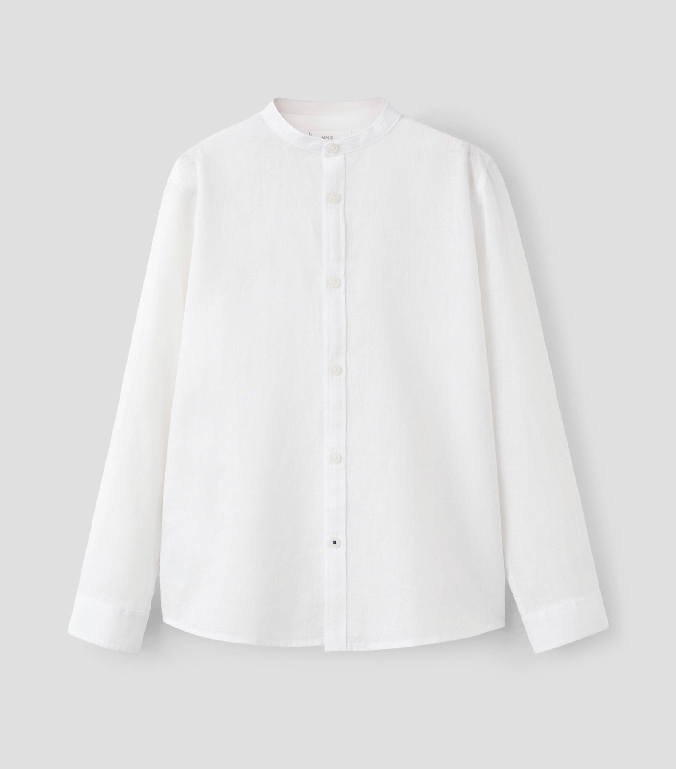 Camisa lisa manga larga Niño