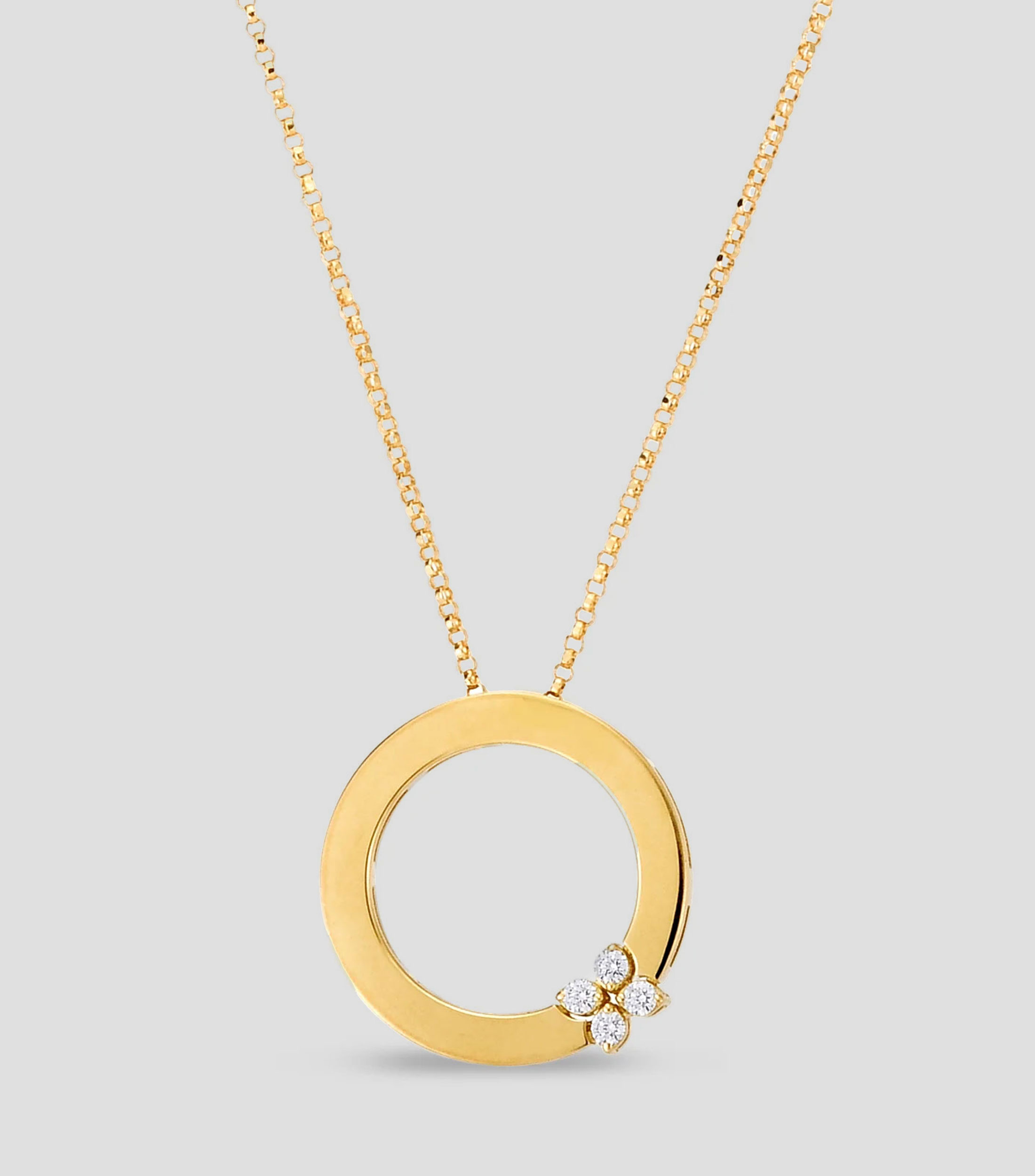 Collar en oro amarillo de 18 kilates con diamantes Love in Verona Mujer