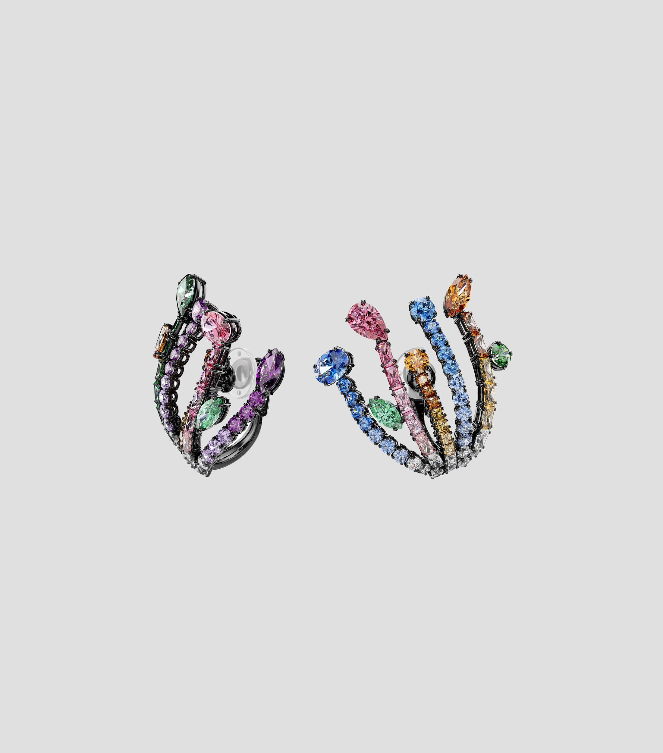 Aretes con Piedras Mujer
