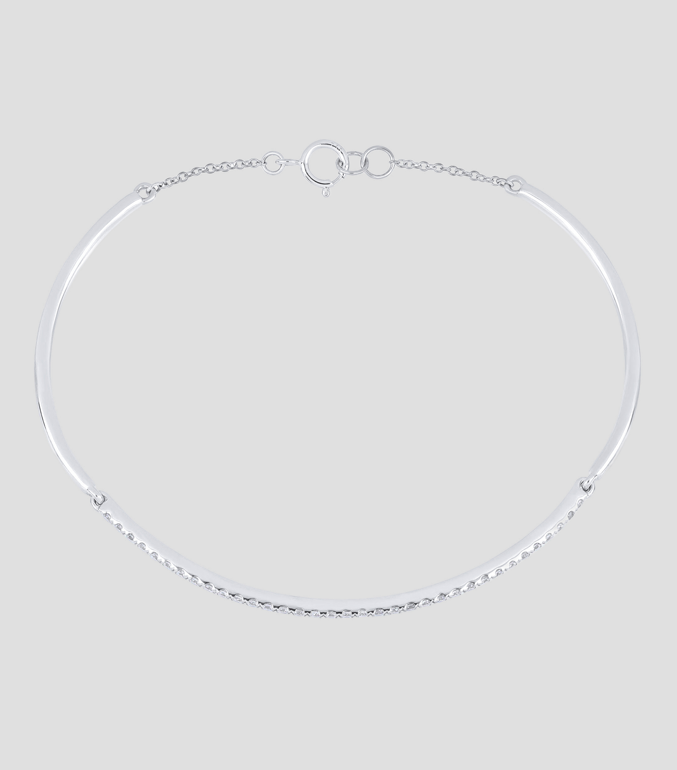 Pulsera en oro blanco de 18 Kts Mujer