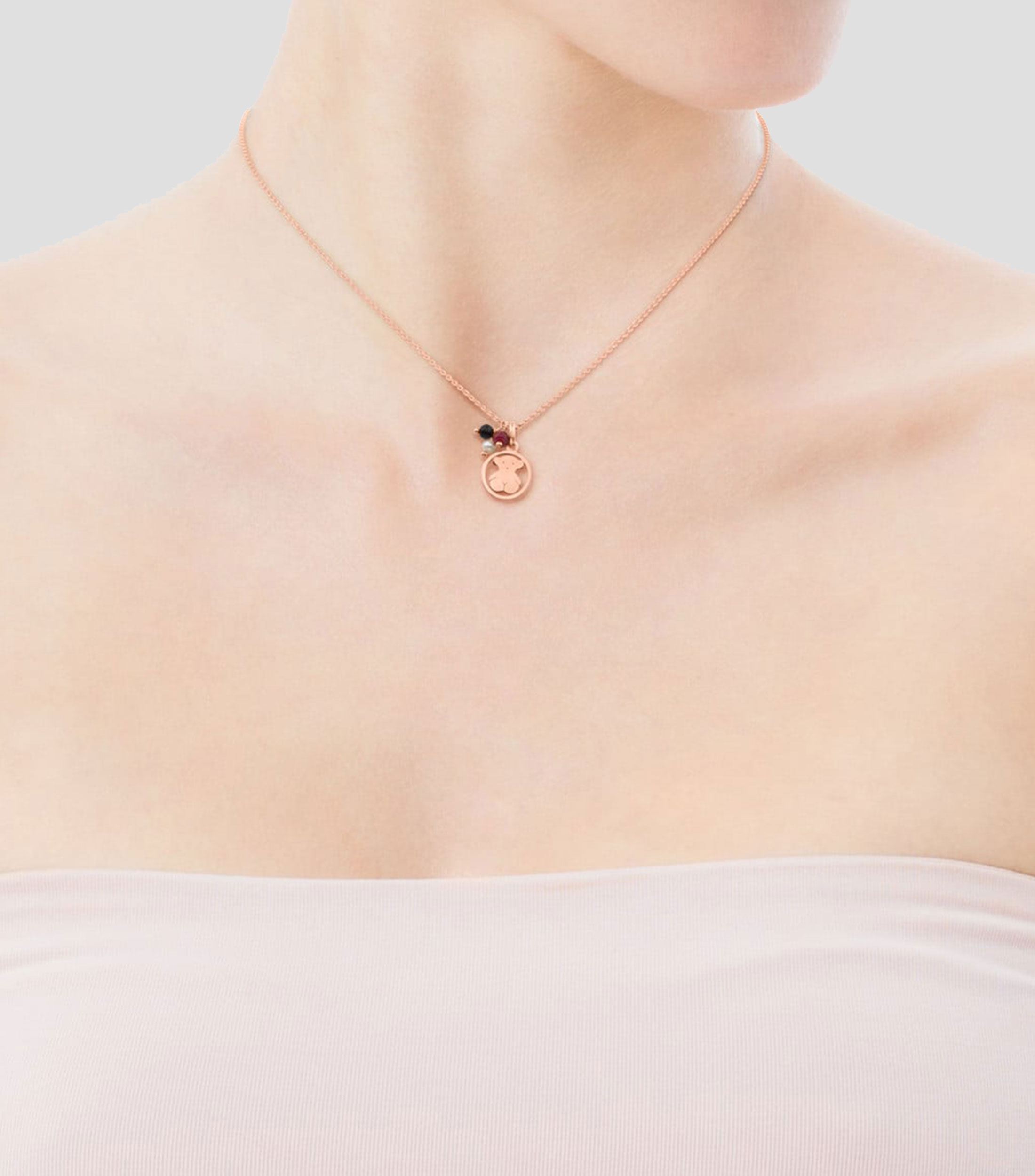 Dije en Vermeil oro rosa Camille Mujer