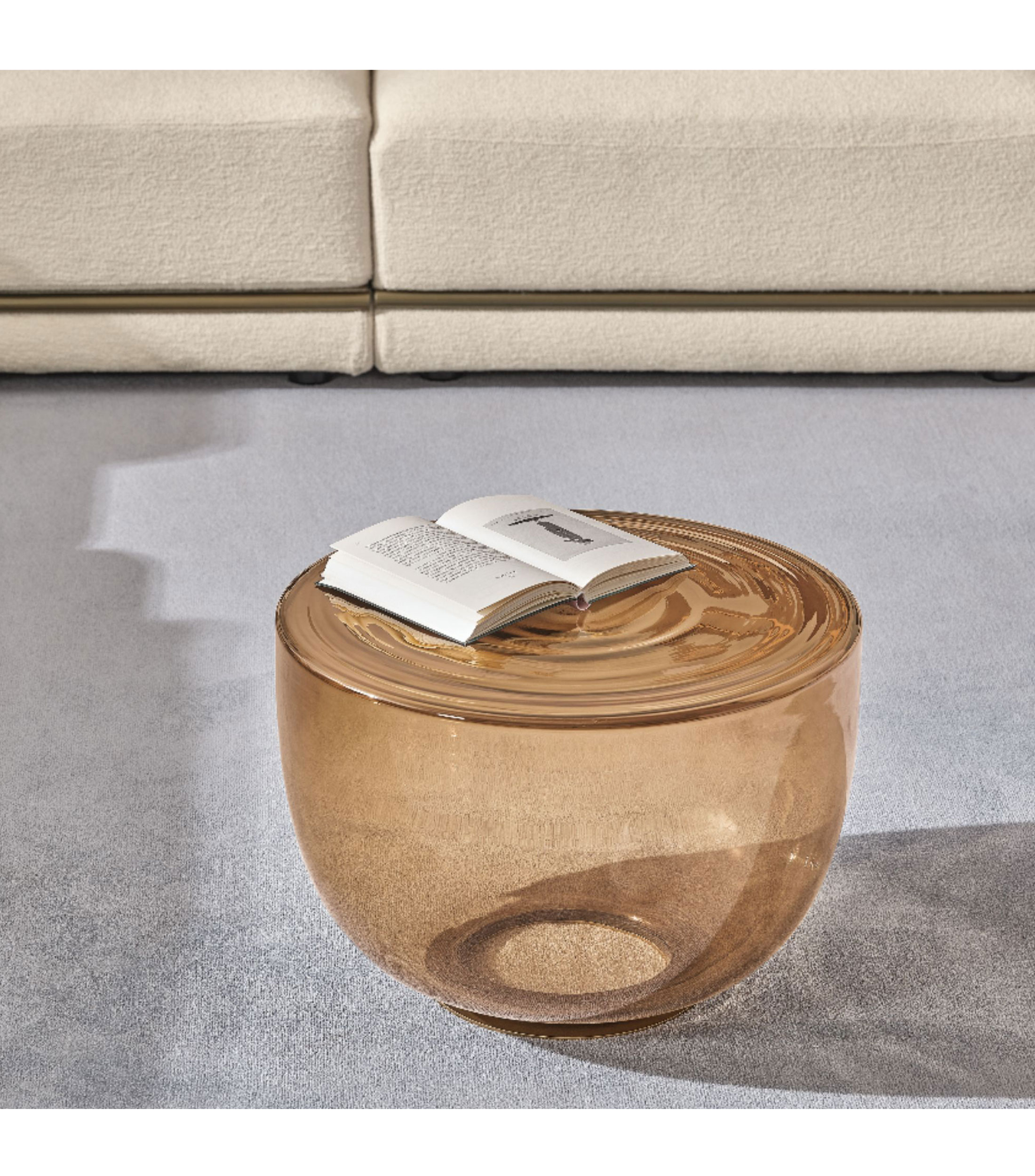 Mesa de centro en cristal