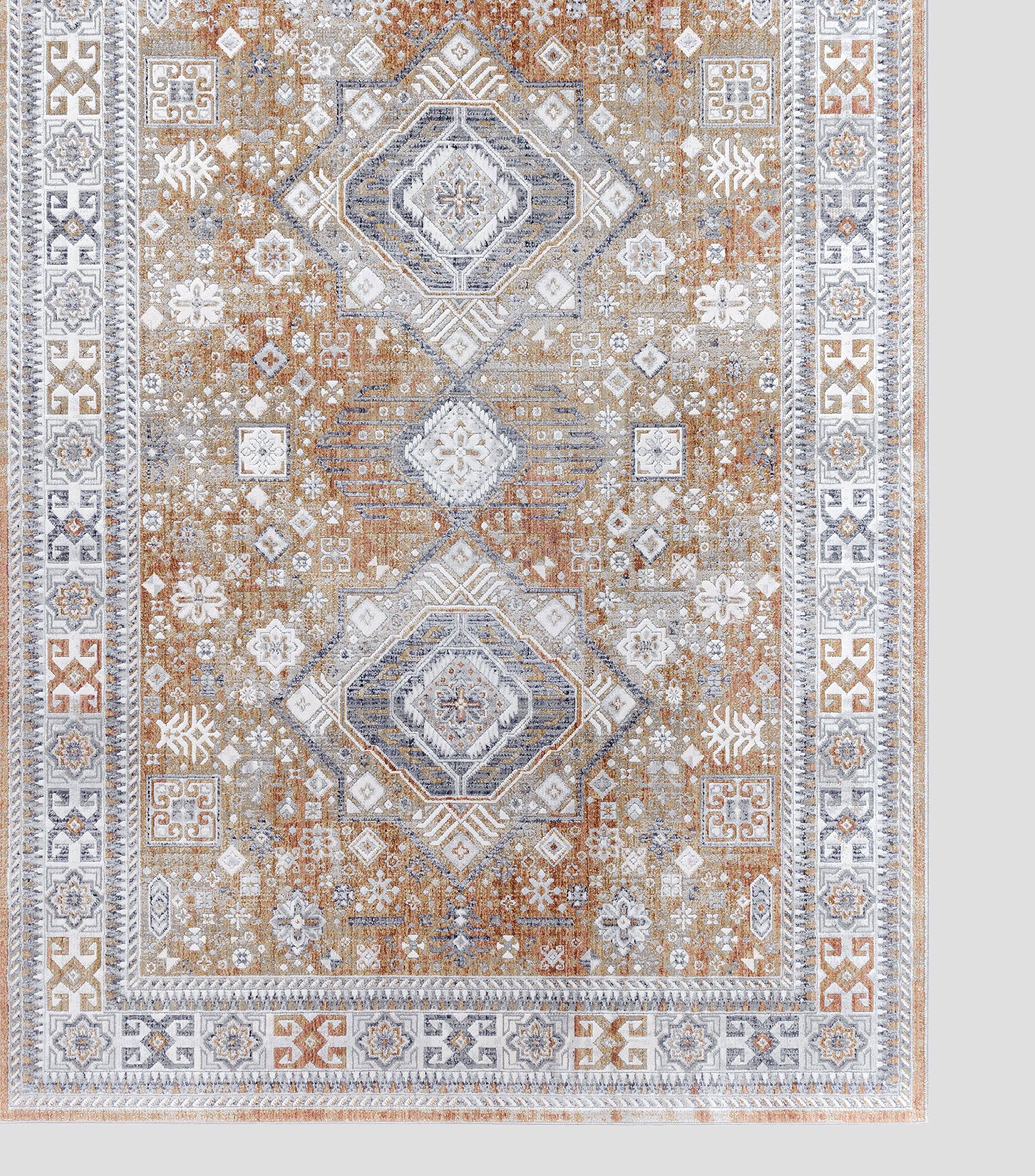 Tapete decorativo Syros en poliéster 230 x 160 cm
