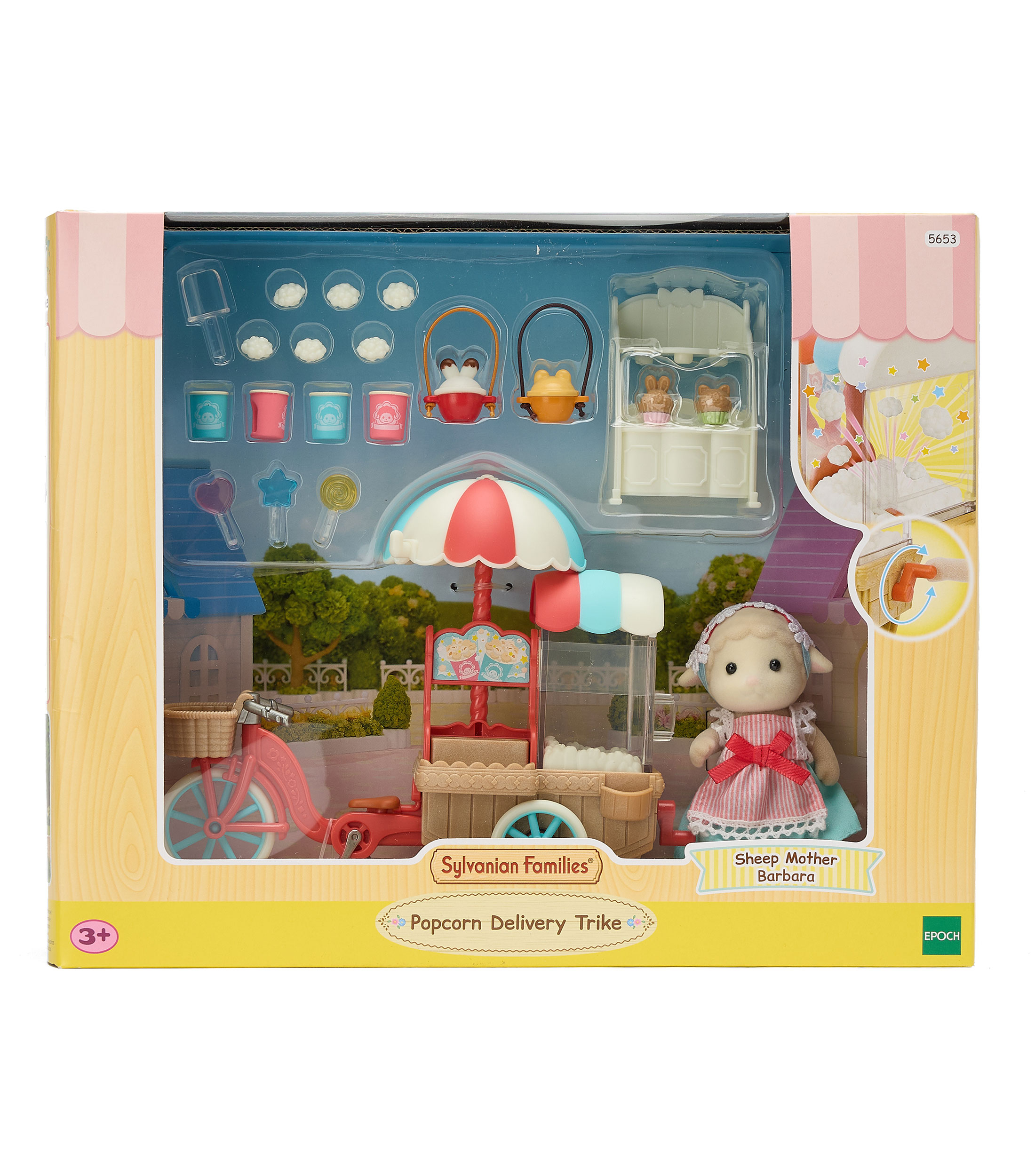 Set Puesto de palomitas de Mamá Barbara Oveja