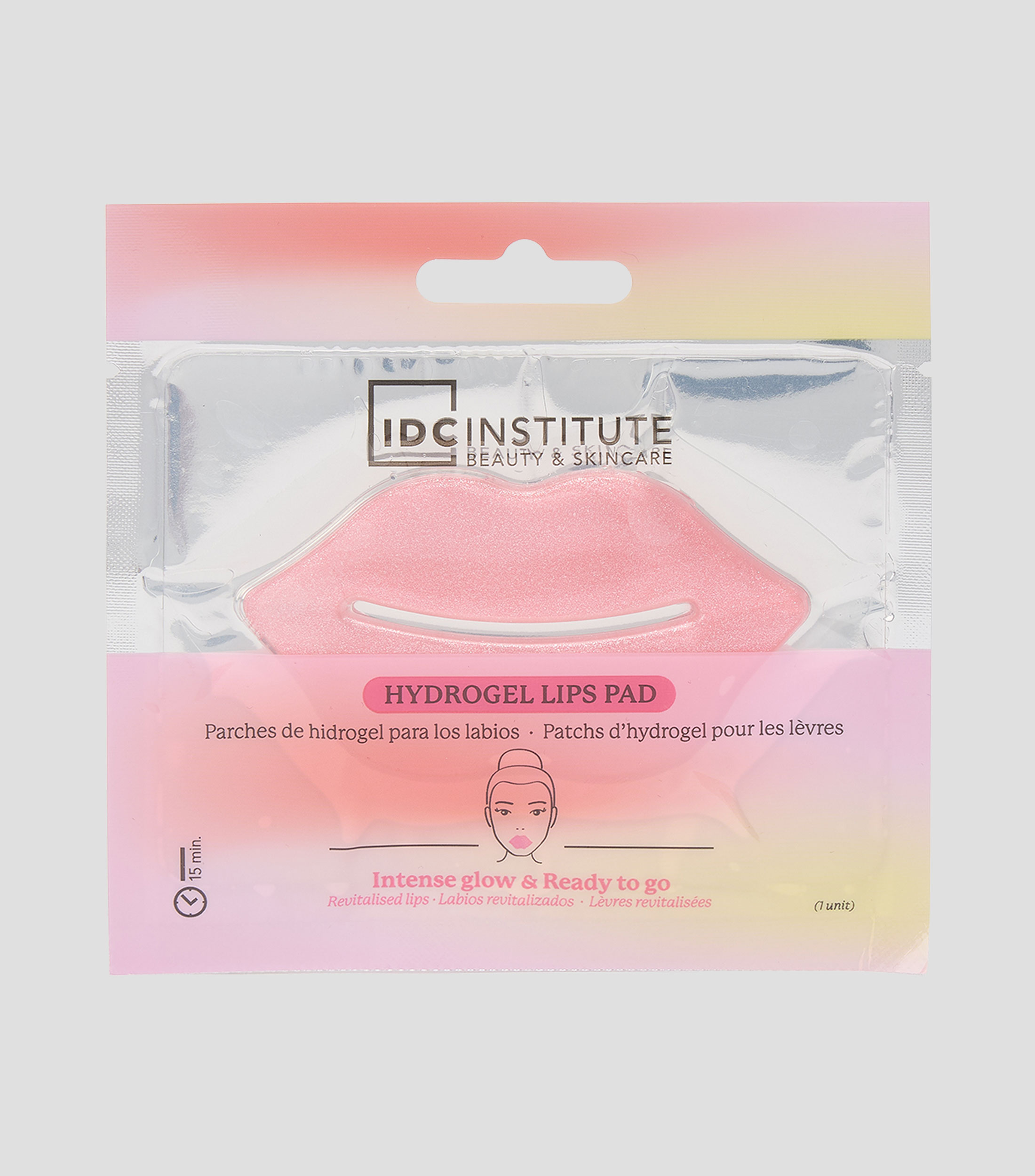 IDC Institute, parche de hidrogel para labios, 6 gr
