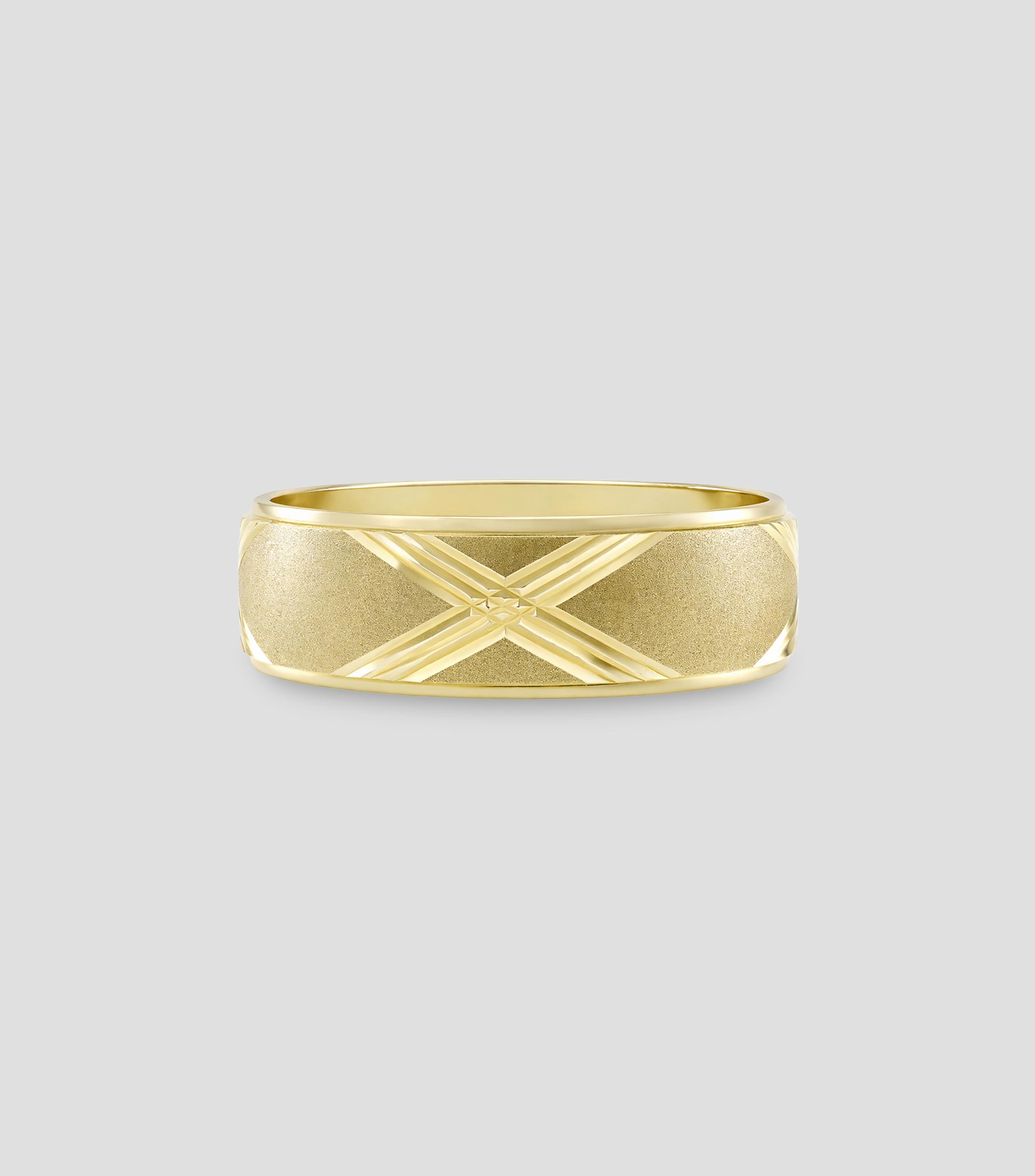 Anillo en oro amarillo de 14 kilates Mujer