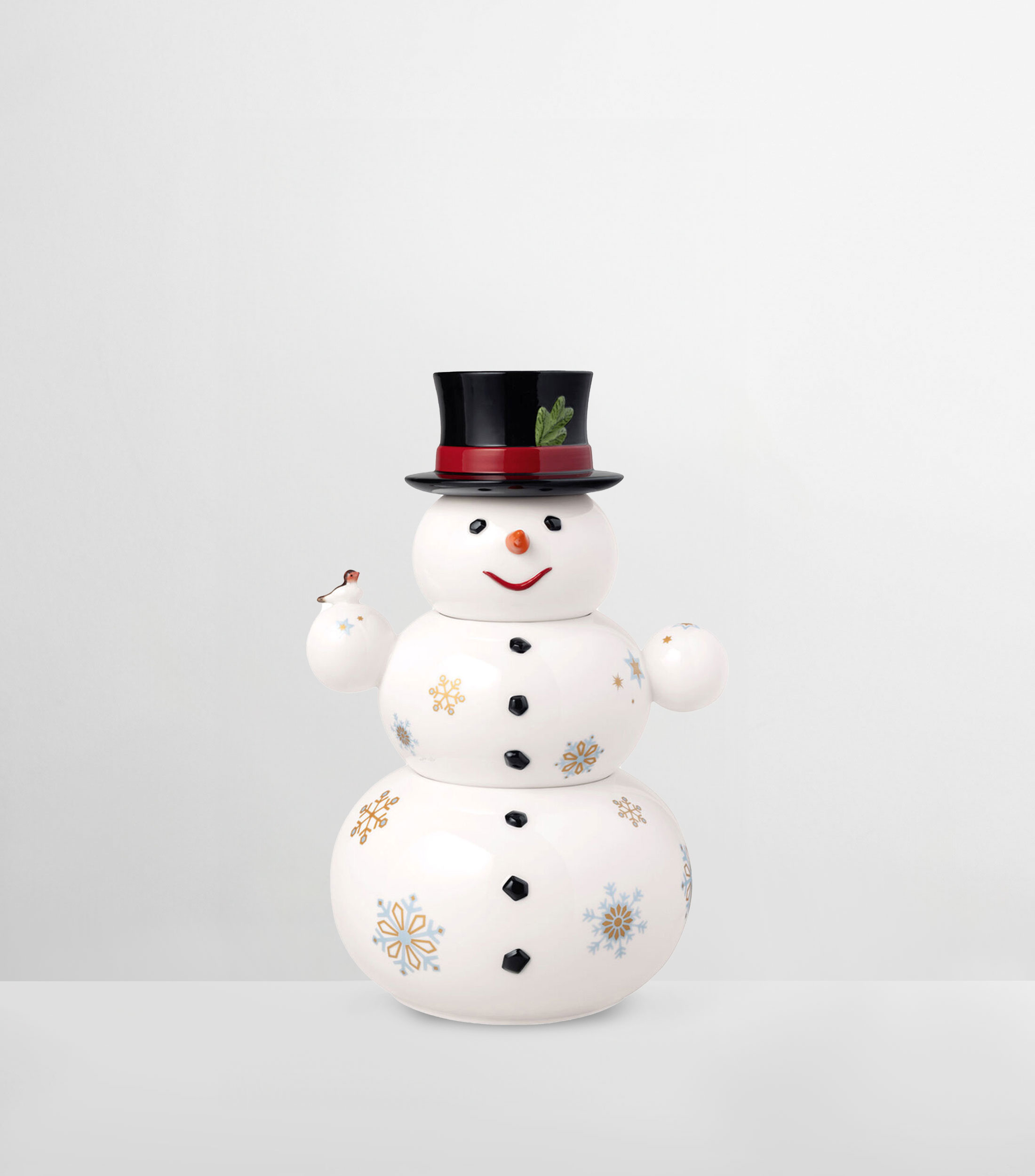 Dulcero Christmas Toys Memory Snowman en porcelana