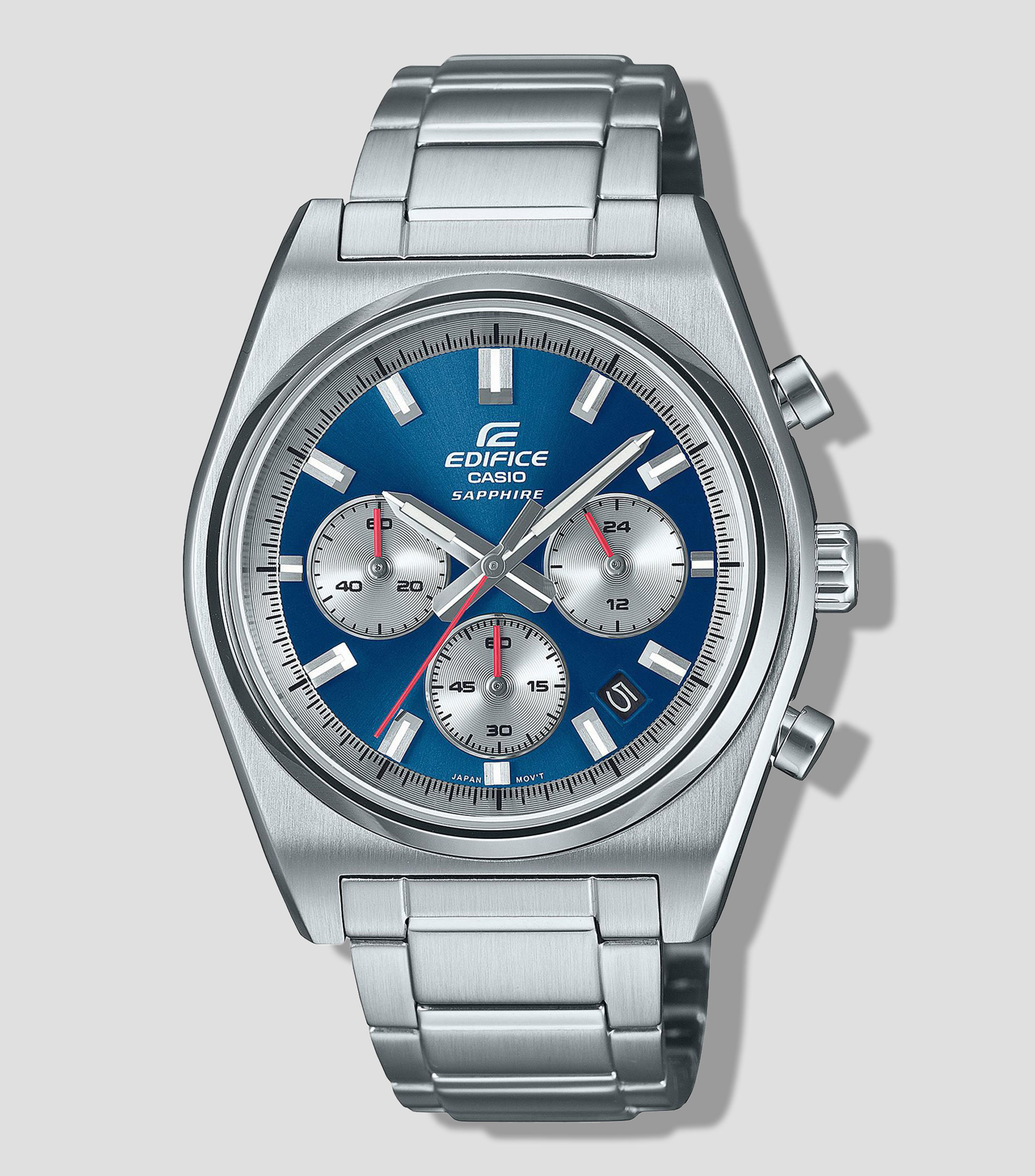 Reloj para Hombre Edifice Casual, Plateado