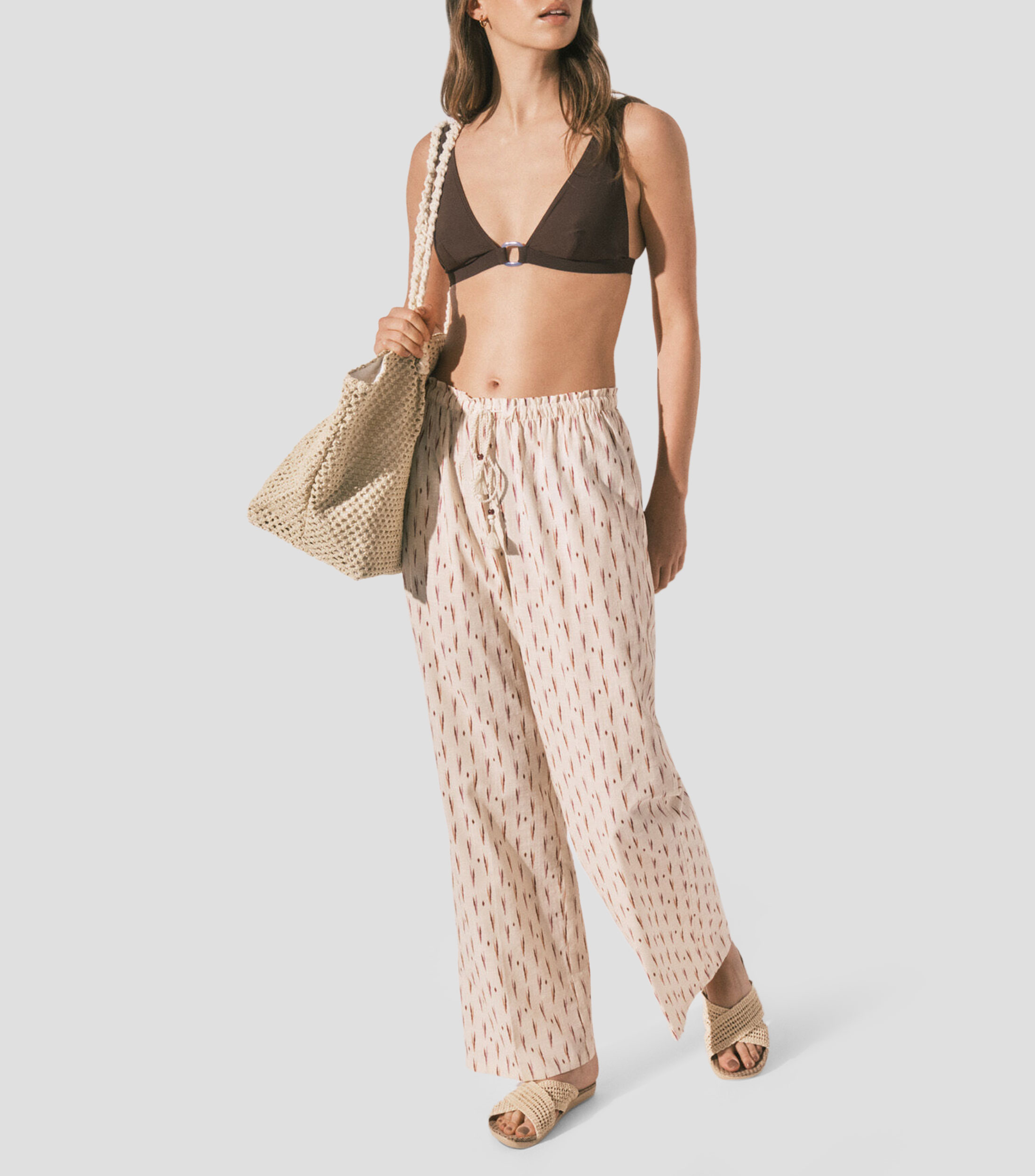 Pijama pantalón estampado Mujer