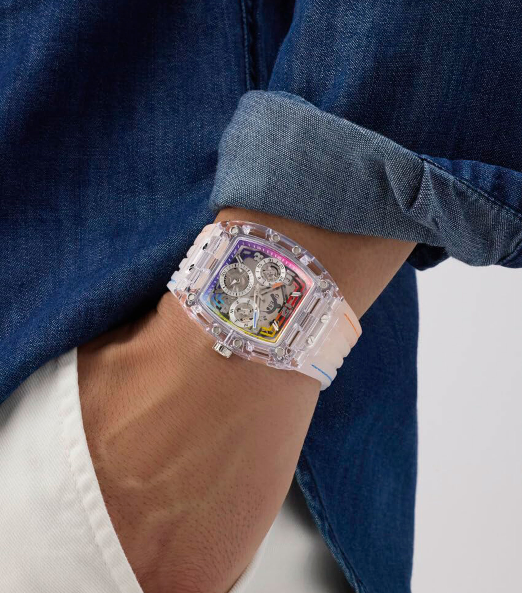 Reloj para Hombre Phoenix deportivo blanco