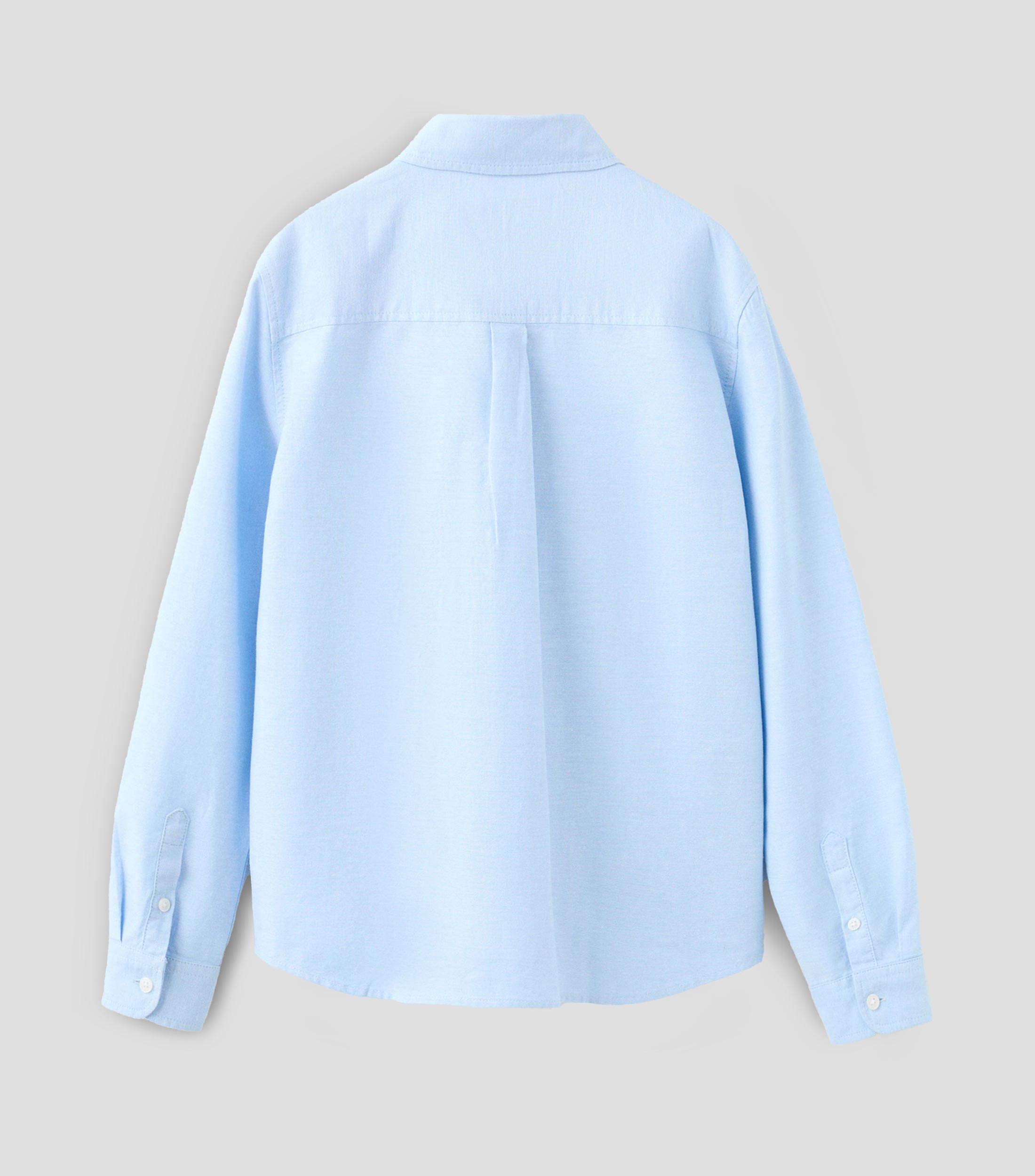 Camisa liso manga larga Niño
