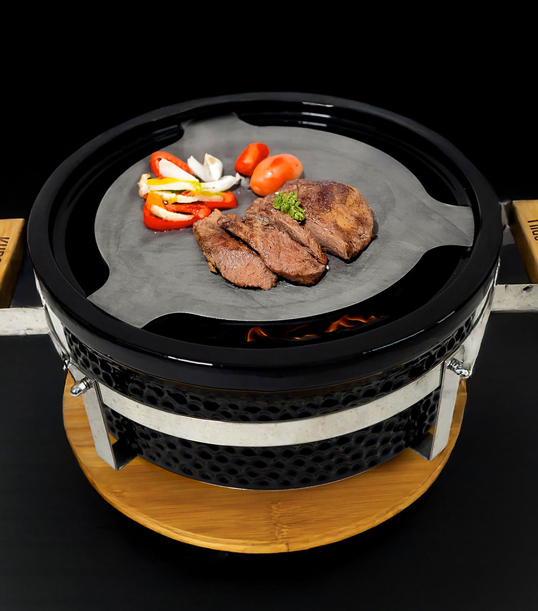 Plato para asador Teppanyaki redondo liso