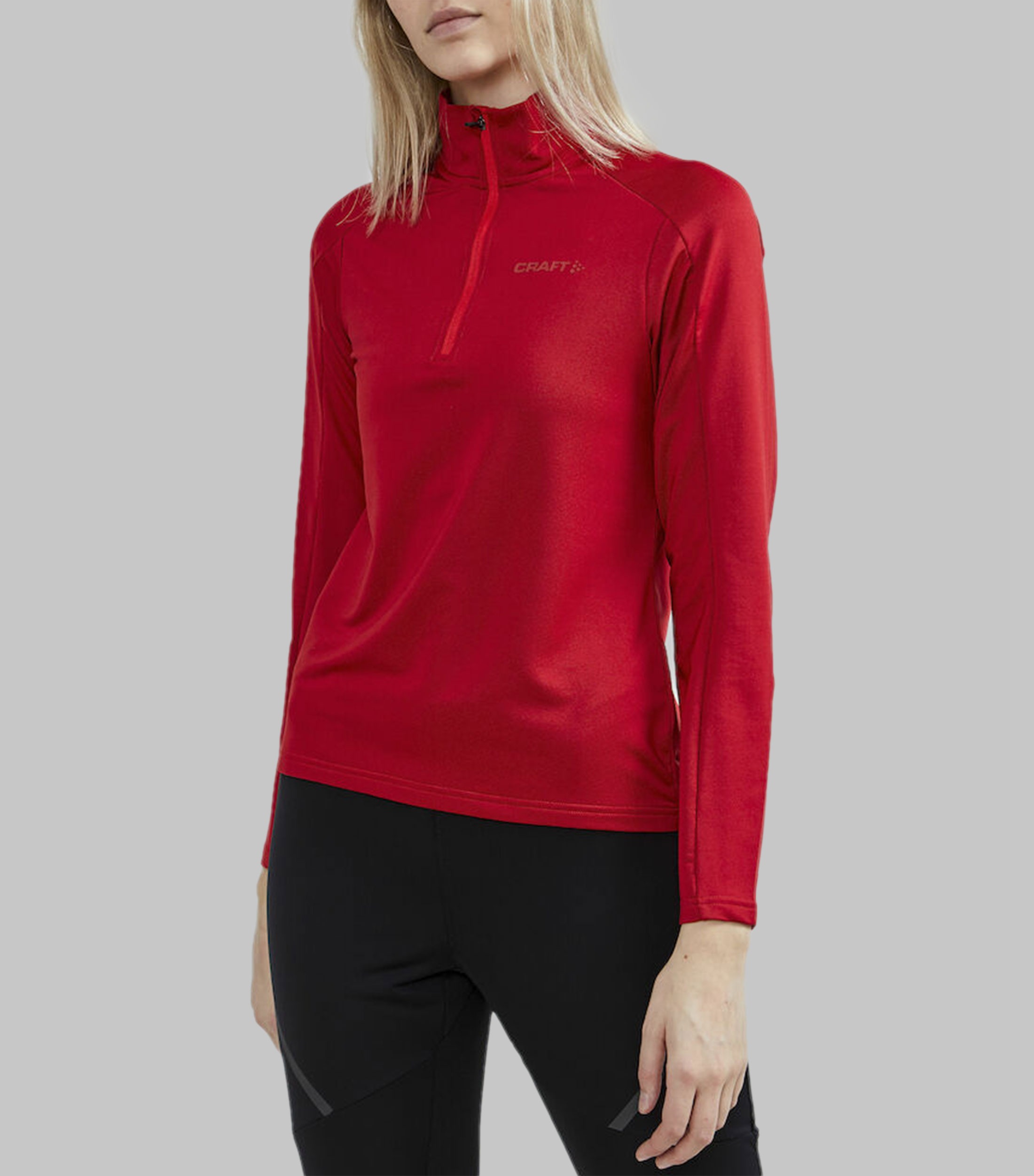 Veste Core Gain Midlayer CRAFT Femme - Taille M - Verte - Légère Avec 1/4 Zip