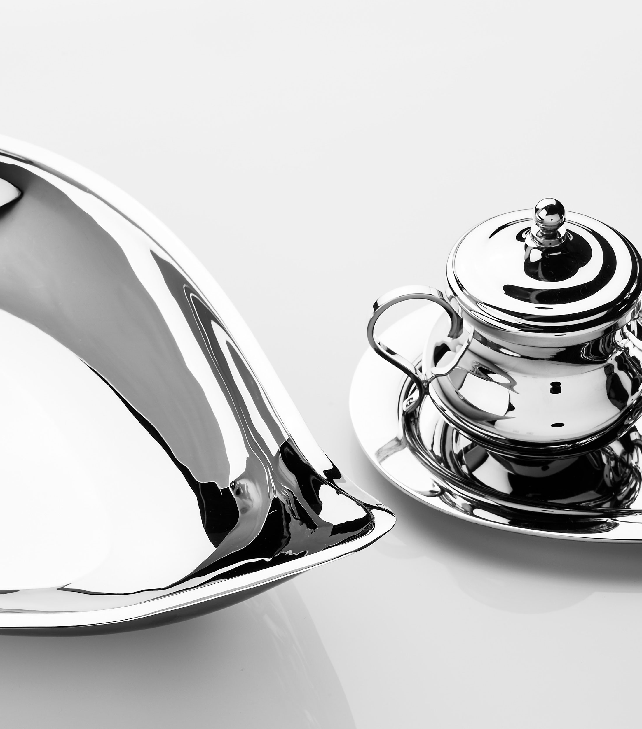 Centro de Mesa Cisne en metal